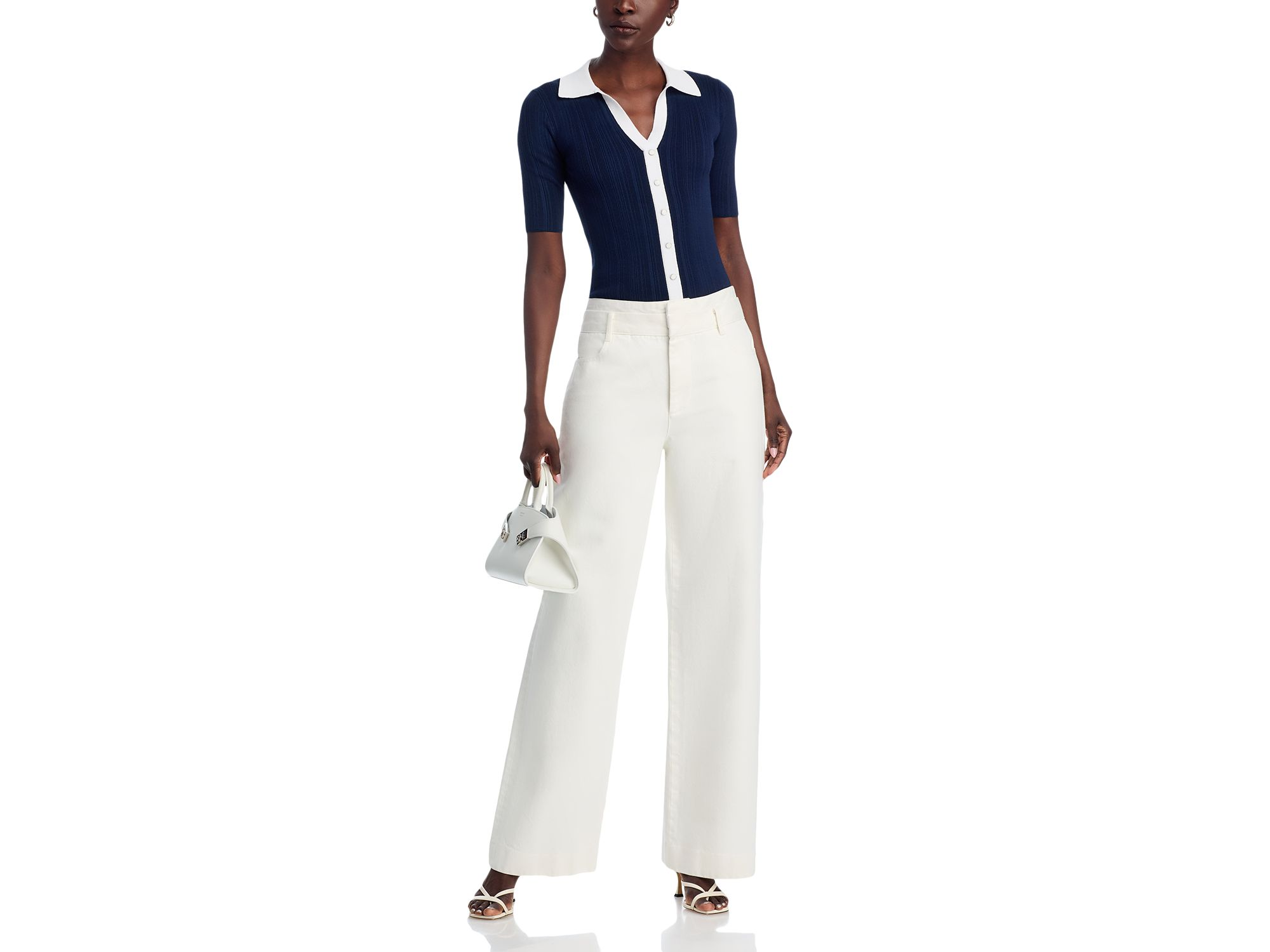 Contrast Collar Sweater — Image 4