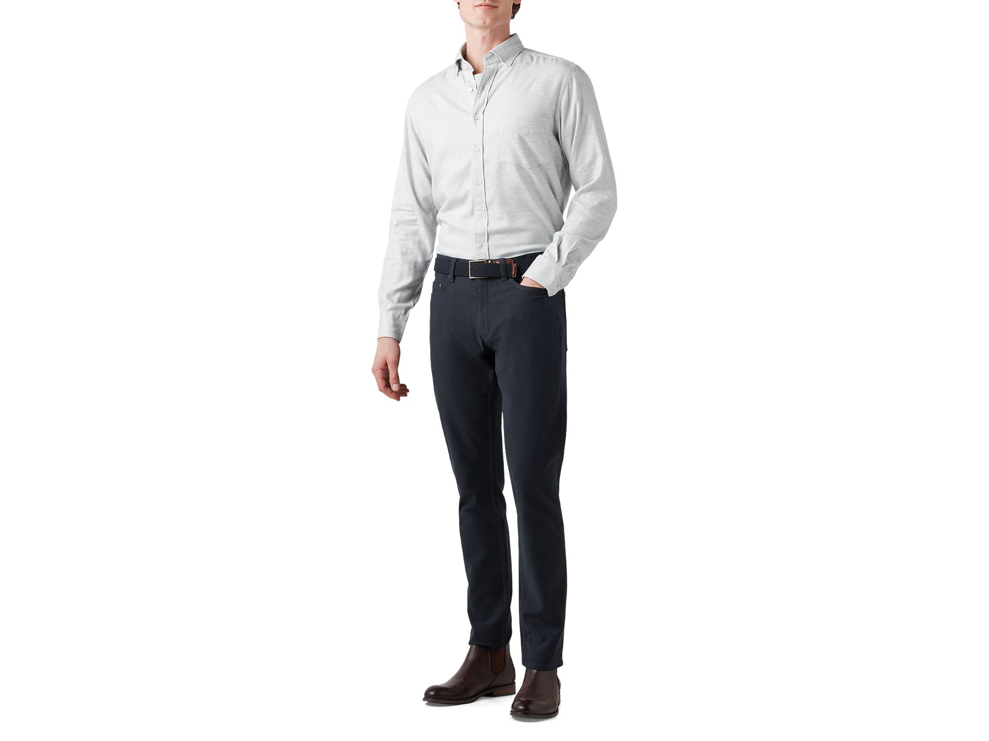Barrhill Long Sleeve Slim Fit Shirt — Image 4