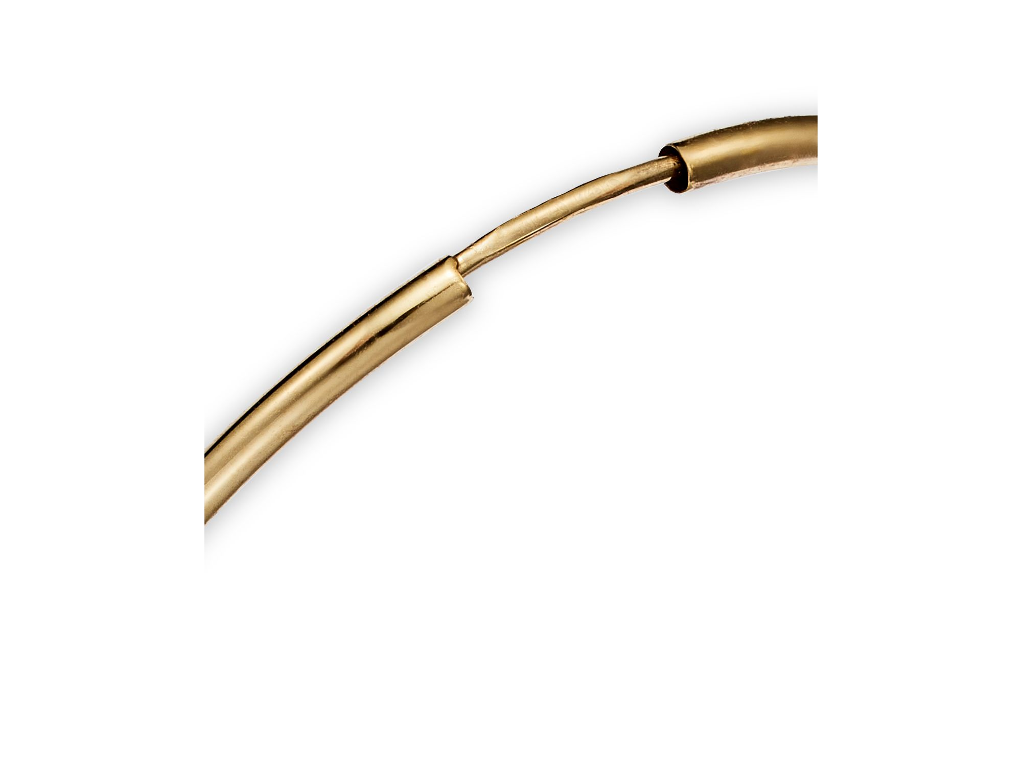14K Gold Endless Hoop Earrings — Image 5