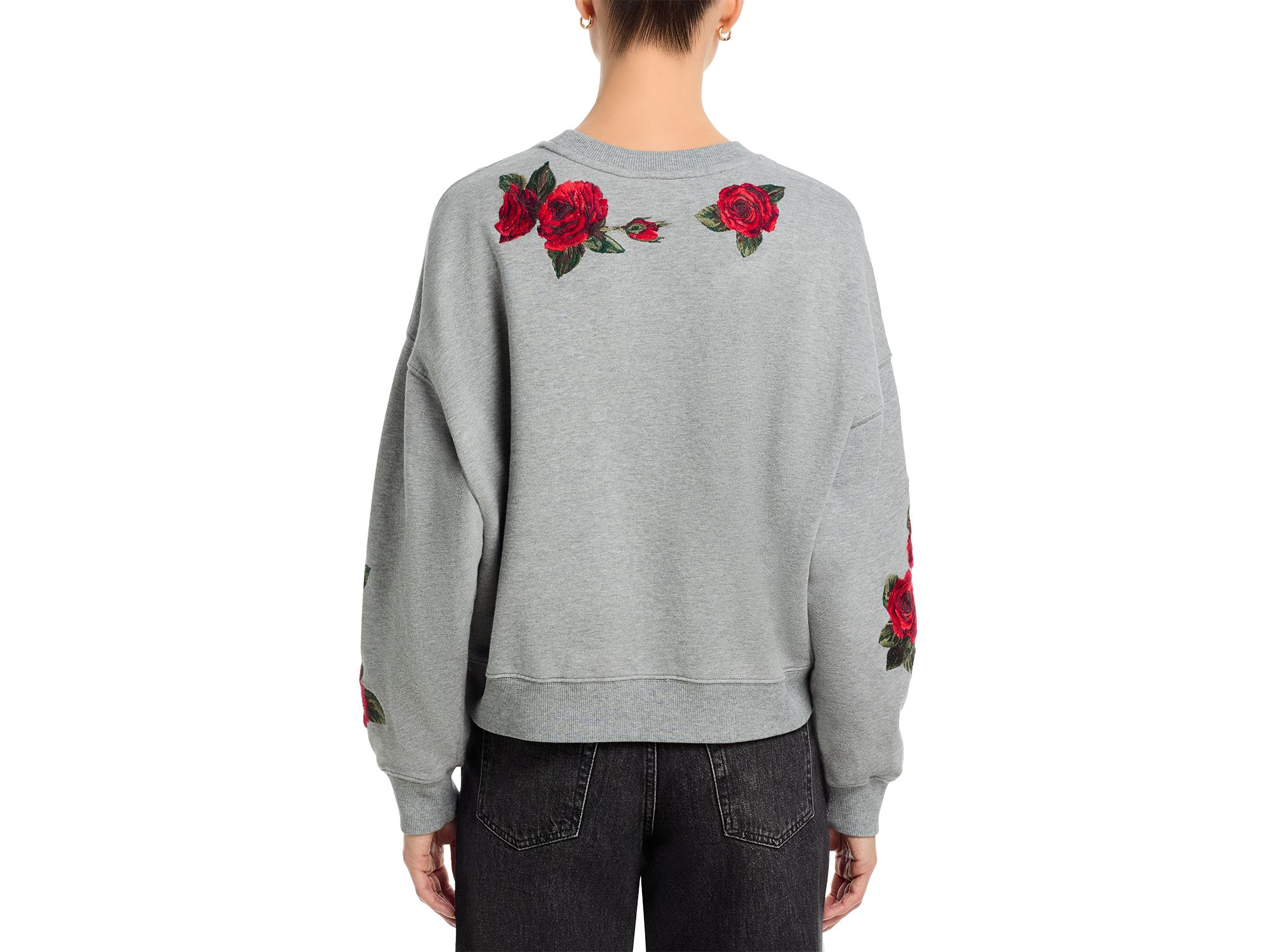 Teddy Rose Embroidered Sweatshirt — Image 3