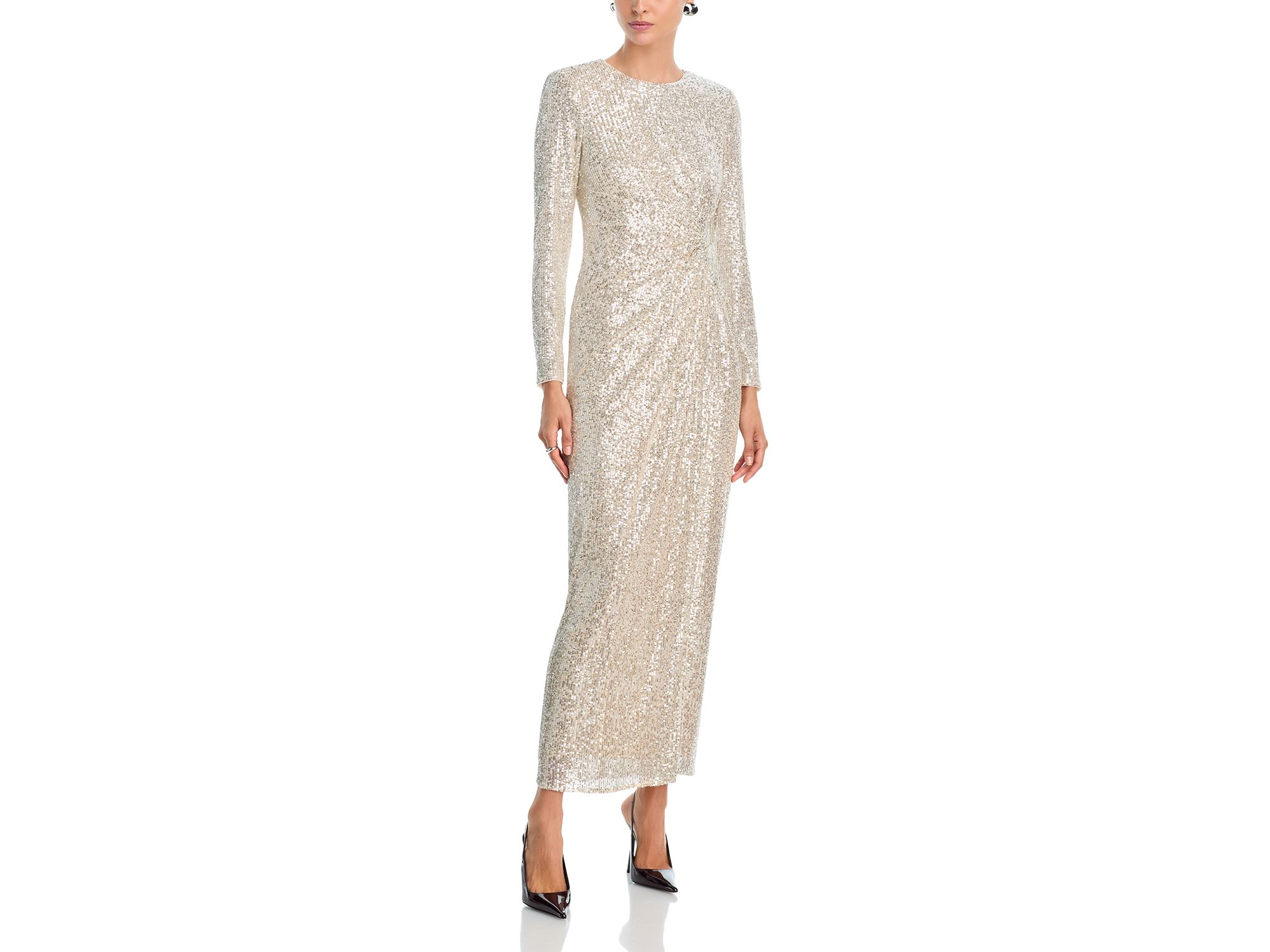 Side Ruffled Gown - Image 1