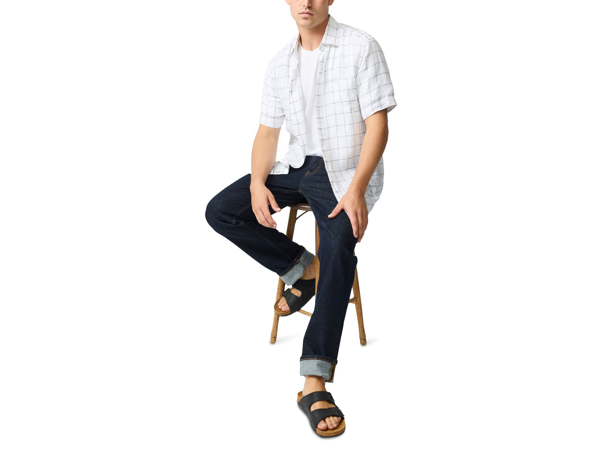 Avonden Short Sleeve Linen Shirt — Image 7