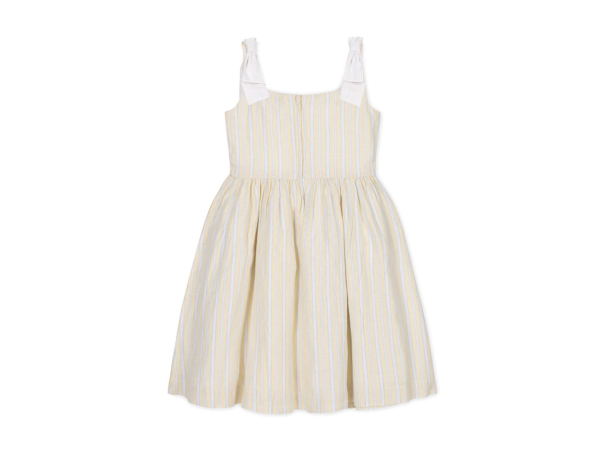 Girls' Linen Bow Shoulder Dress - Little Kid, Big Kid — Image 6