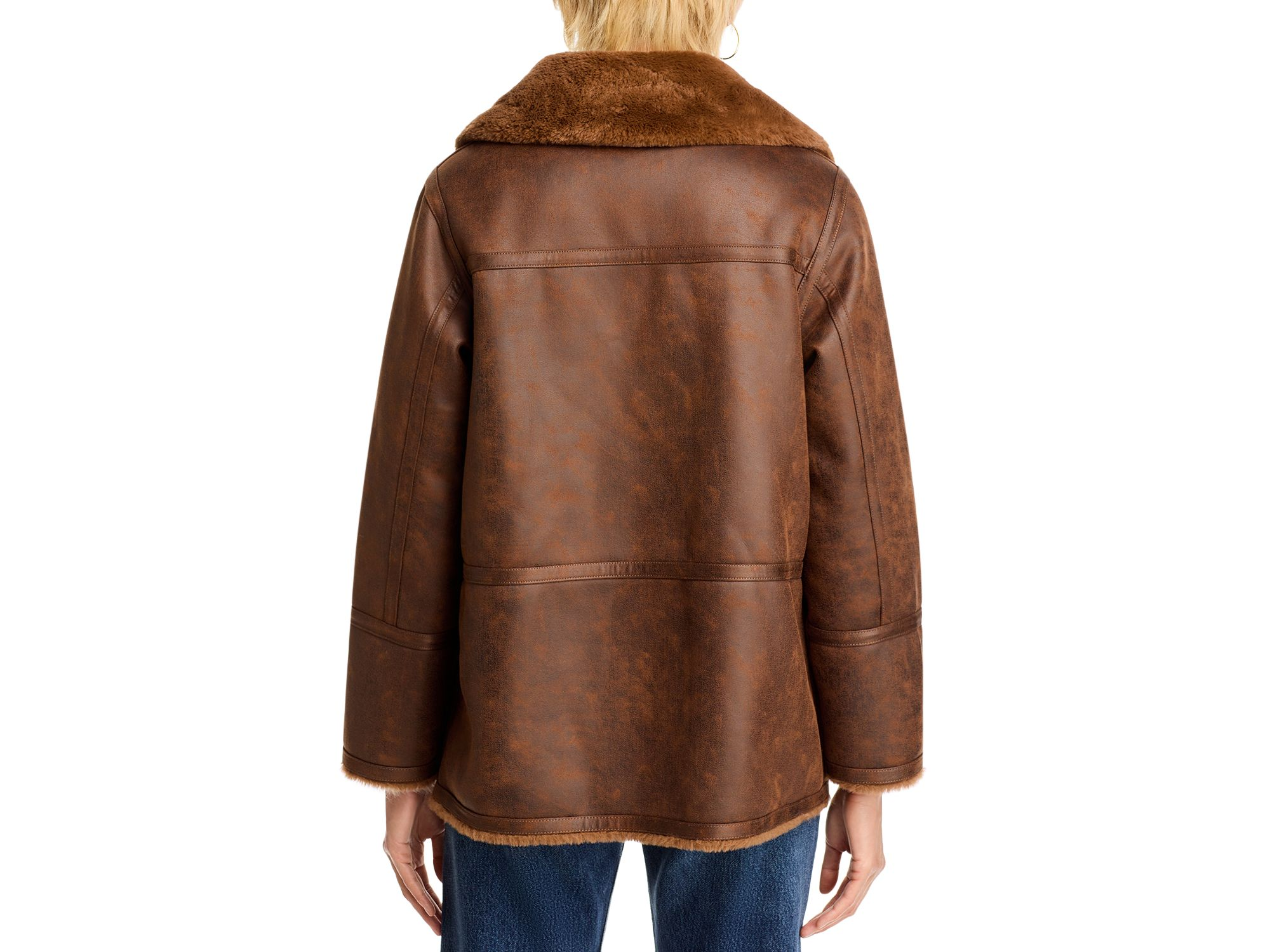 Faux Suede Jacket - Exclusive — Image 7
