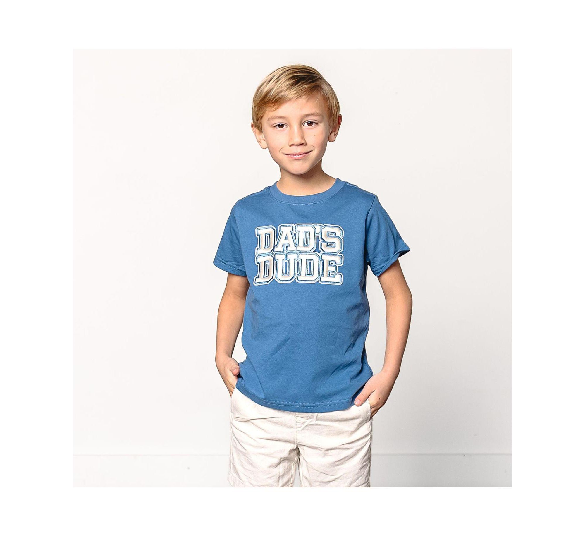 Boys' Dad's Dude Patch Short Sleeve T-Shirt - Little Kid, Big Kid — Image 4