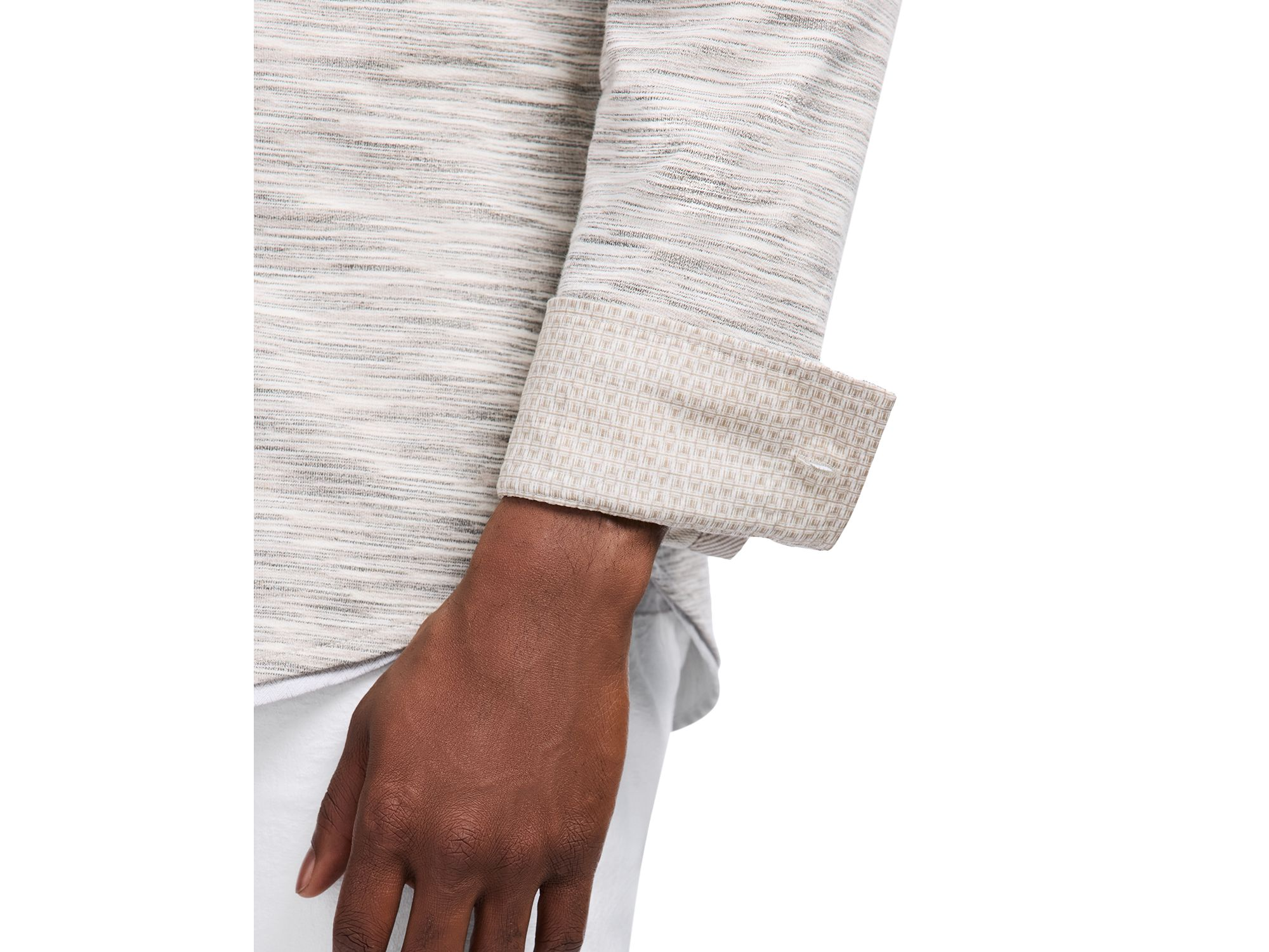 Storrs Textured Long Sleeve Knit Top — Image 3