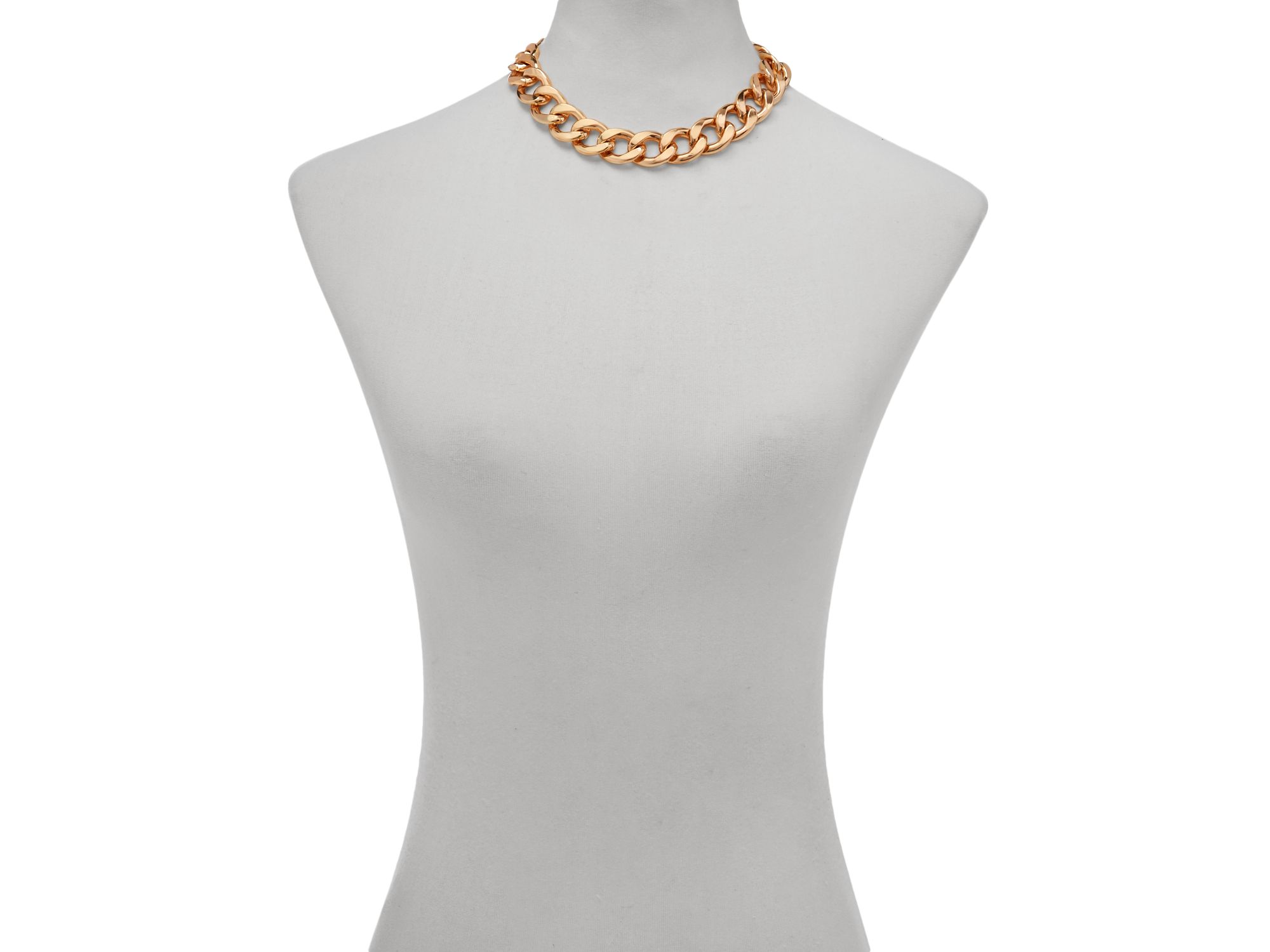 Thick Gold-Tone Chain Necklace, 19" - Exclusive — Image 3