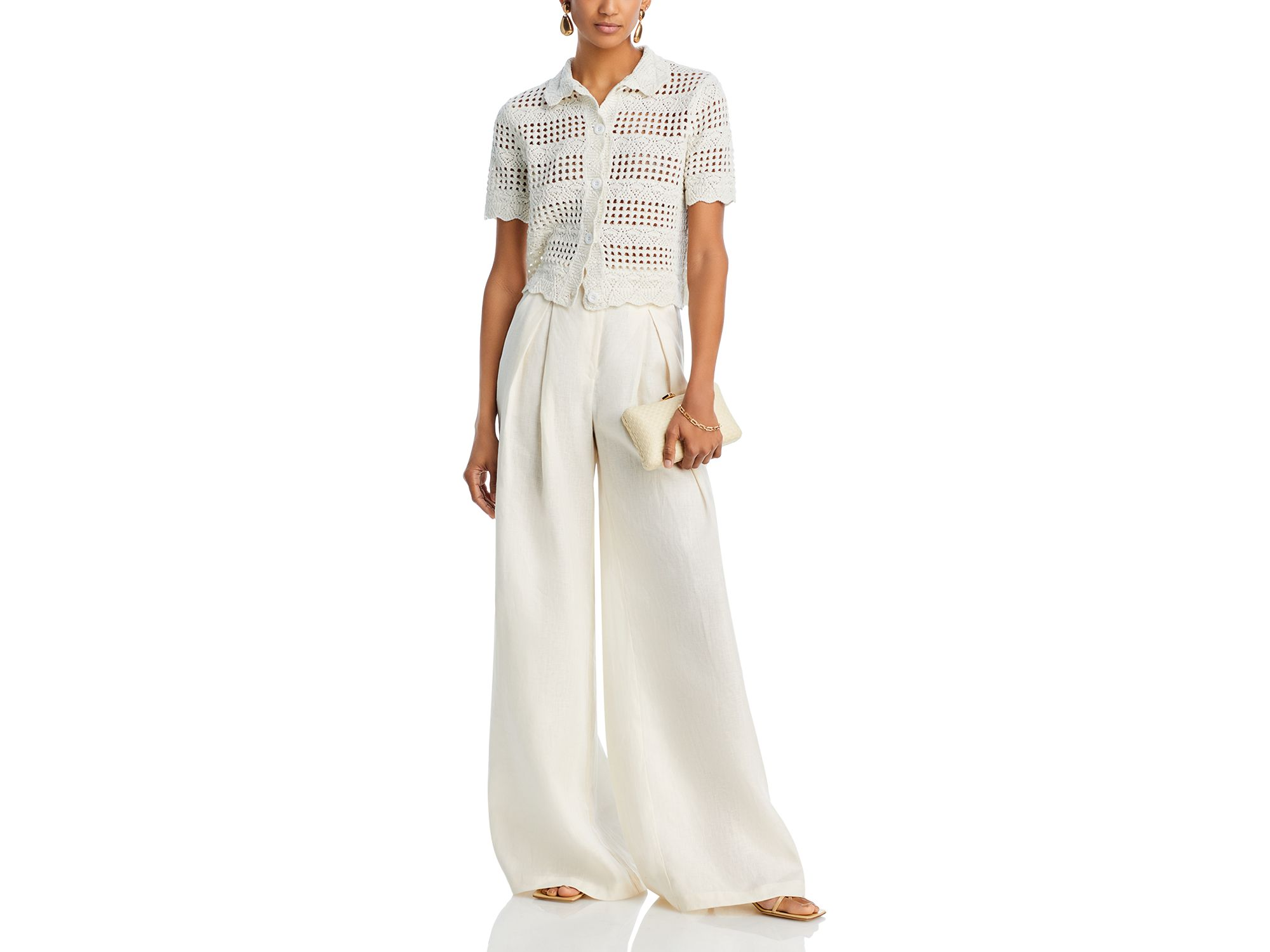 Crochet Knit Shirt - Exclusive — Image 9