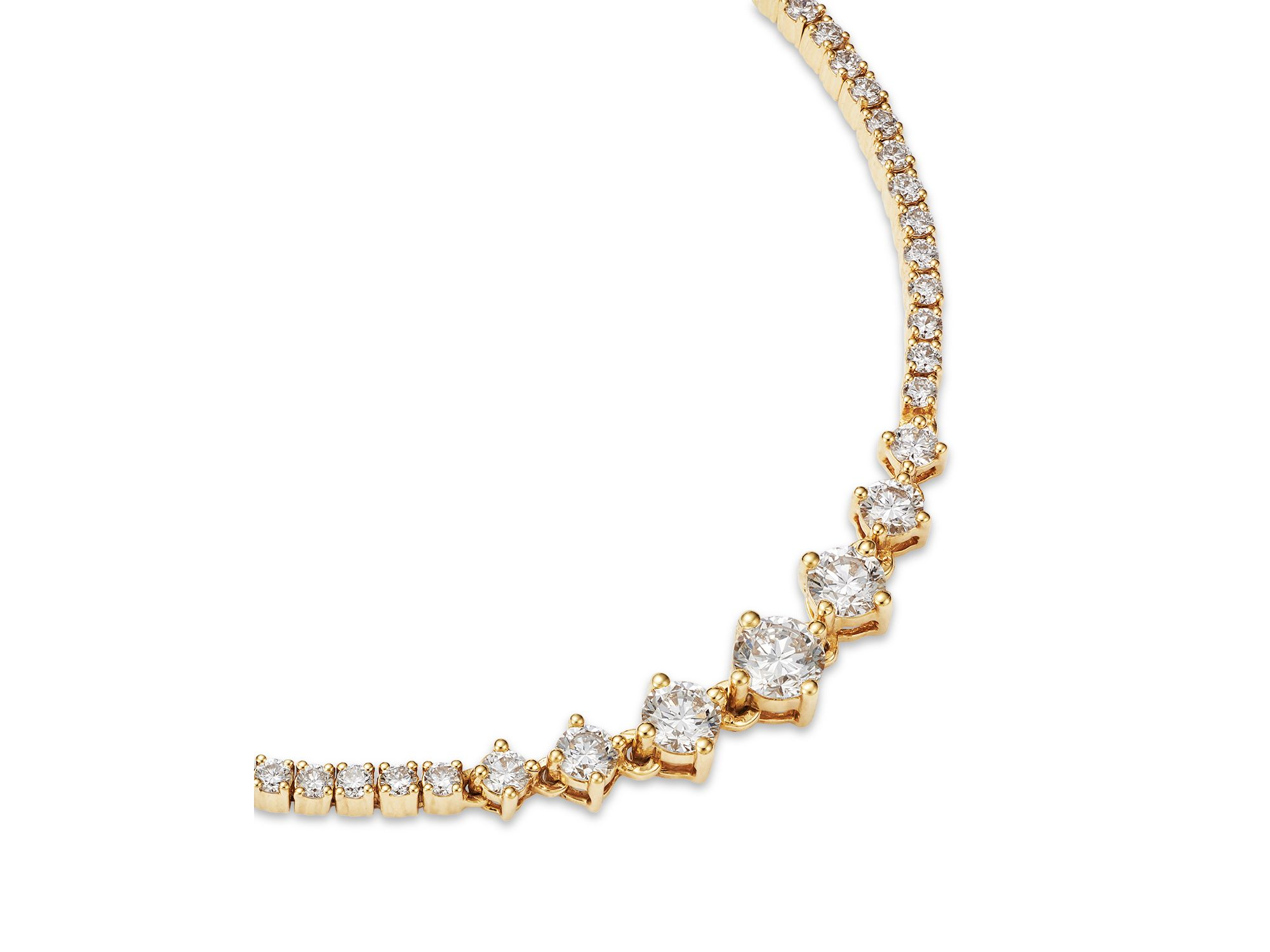 Luxe Collection Certified Lab Grown Diamond Flexible Bracelet in 14K Gold, 2.50 tcw — Image 3