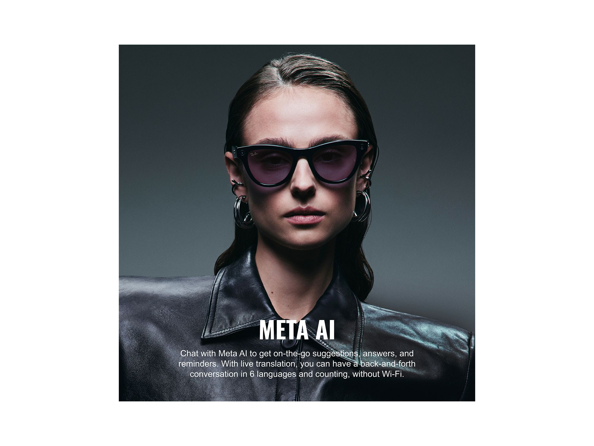 Meta Skyler (Gen 2) Cat Eye AI Glasses, 52mm — Image 5