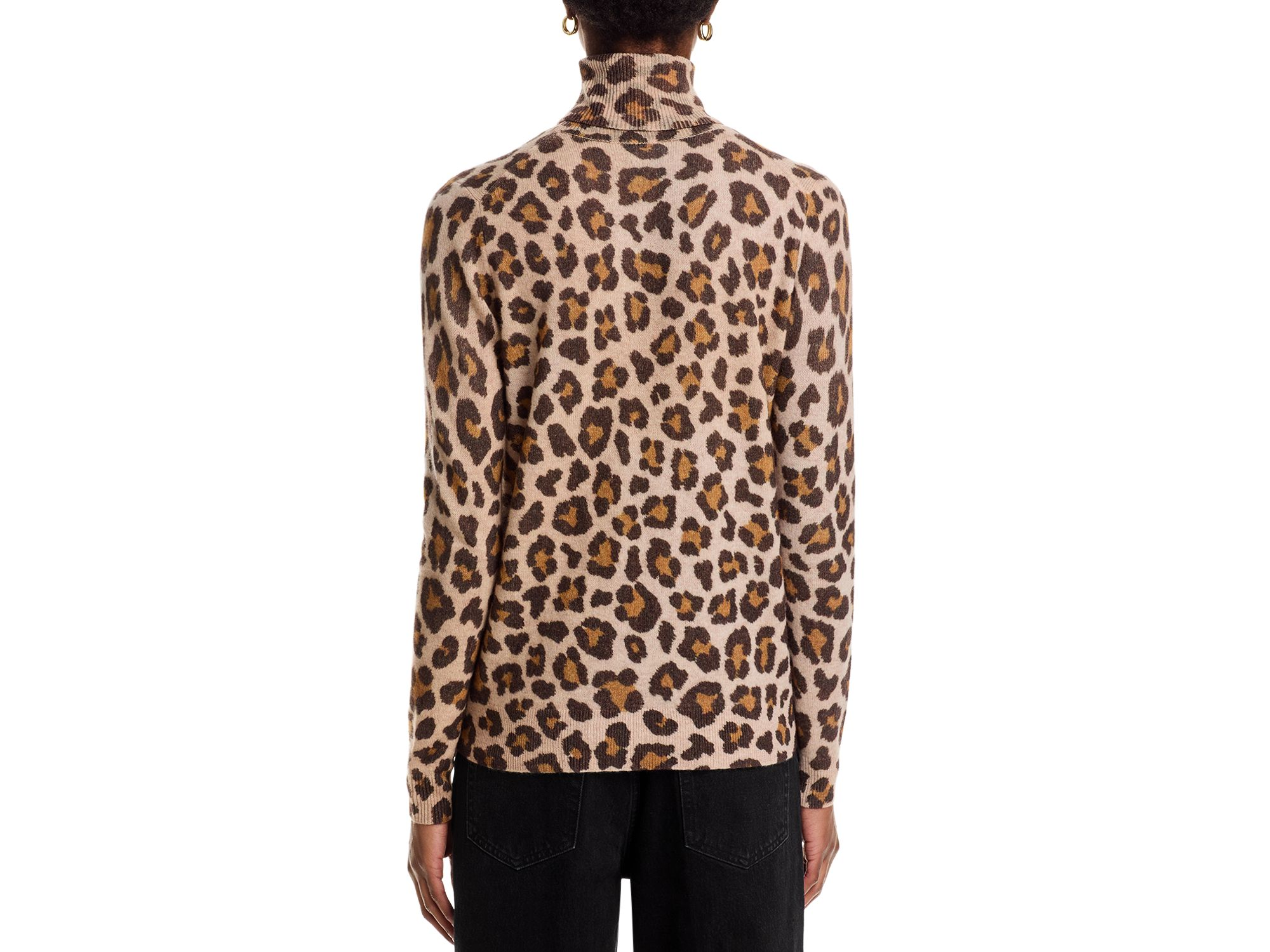 Animal Printed Turtleneck Sweater - Exclusive — Image 3