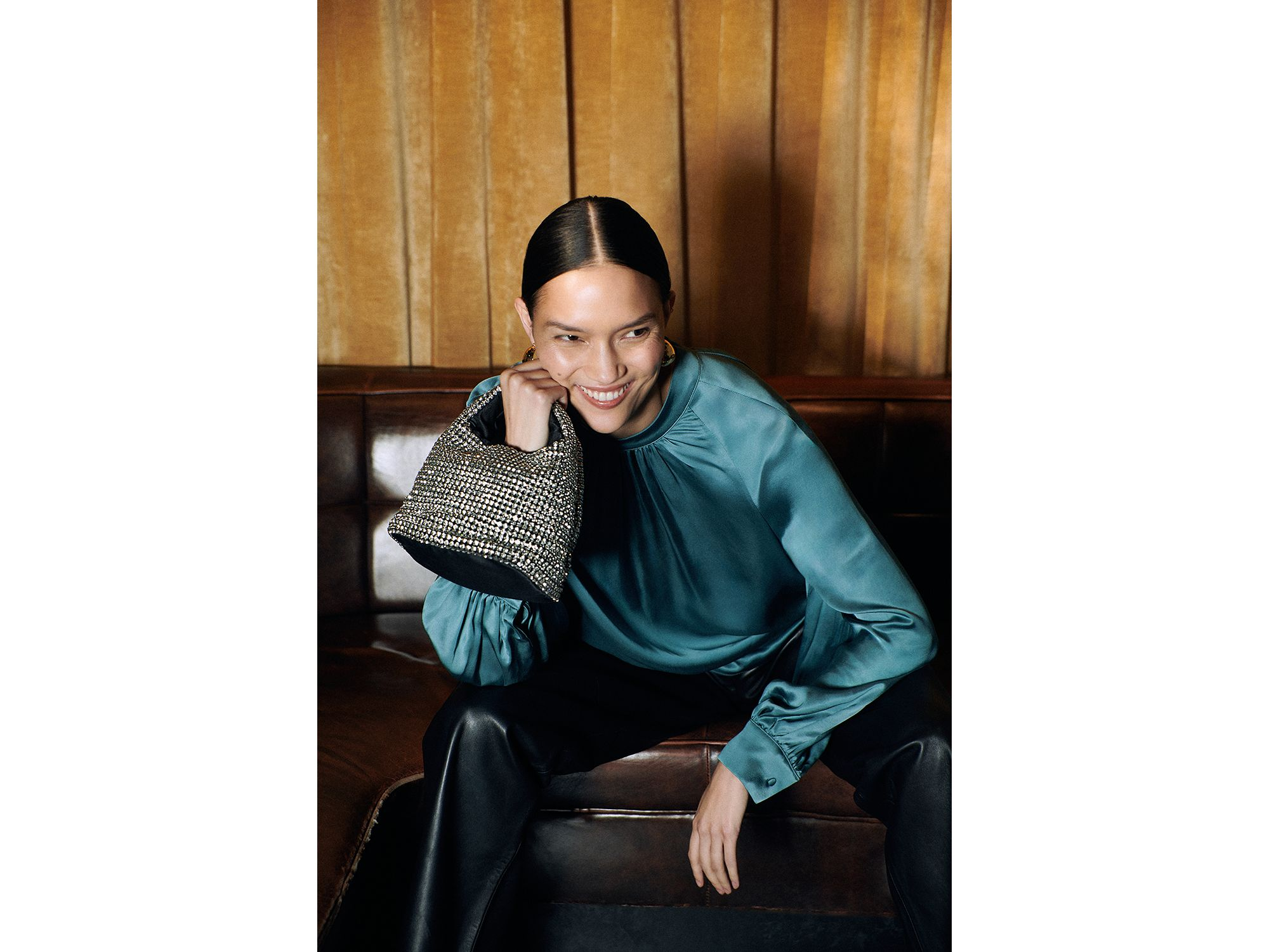 Lea Satin Top — Image 3