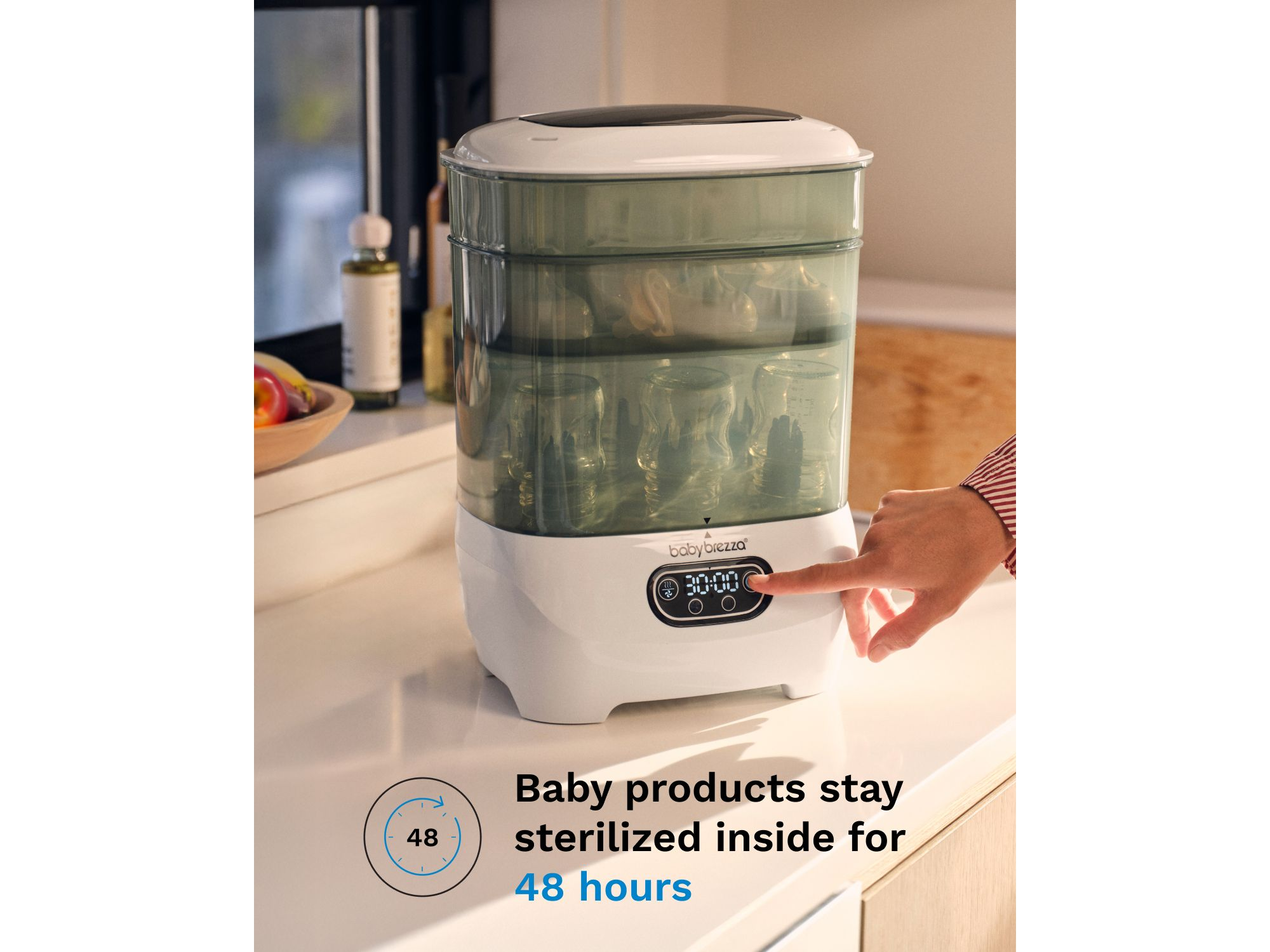 One Step™ Baby Bottle Sterilizer And Dryer Advanced - Electric Steam Sterilizer With HEPA Filter — Image 3