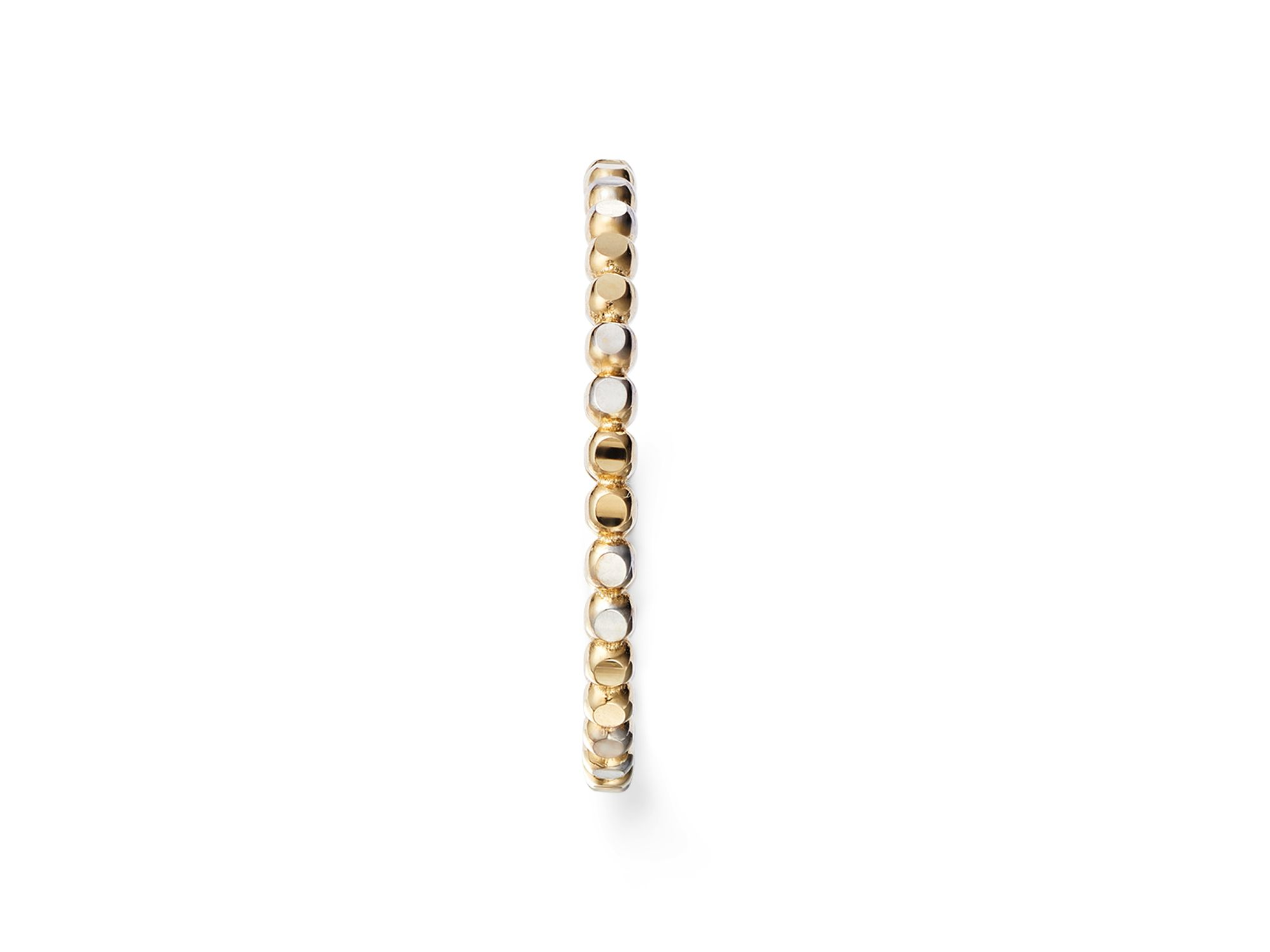 14K Yellow Gold Polished Bead Band — Image 5