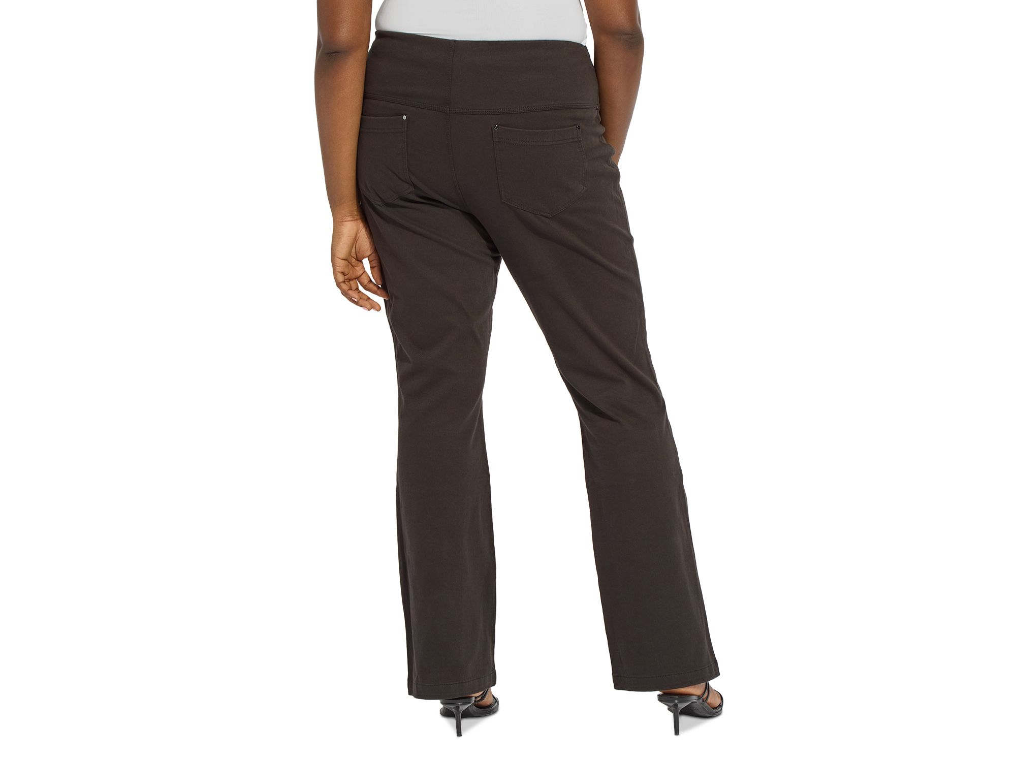 Baby Bootcut Jeans in Black — Image 8
