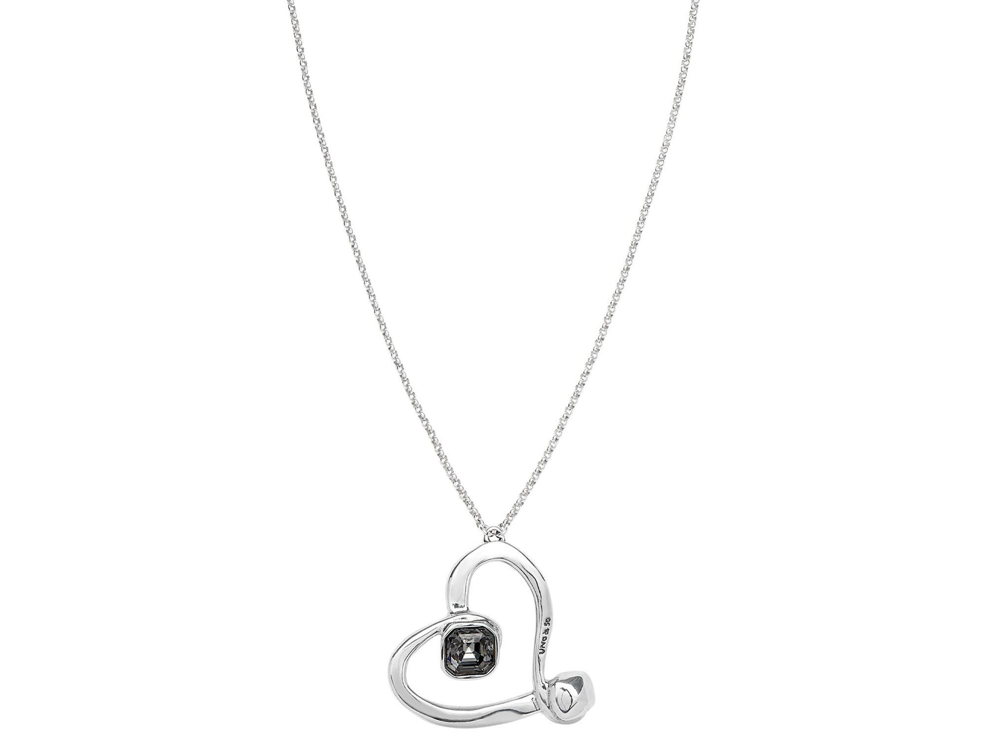 Long Heart Pendant Necklace — Image 4
