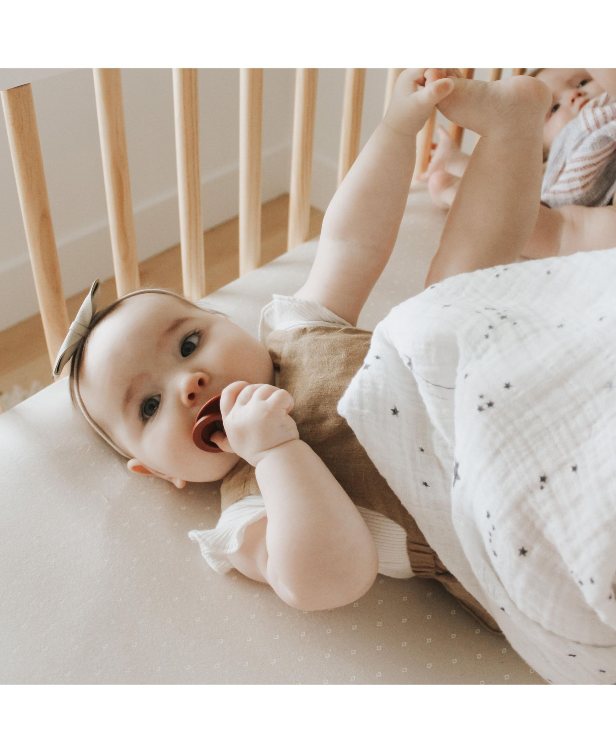 Unisex Cotton Muslin Swaddle 3 Pack - Baby — Image 4