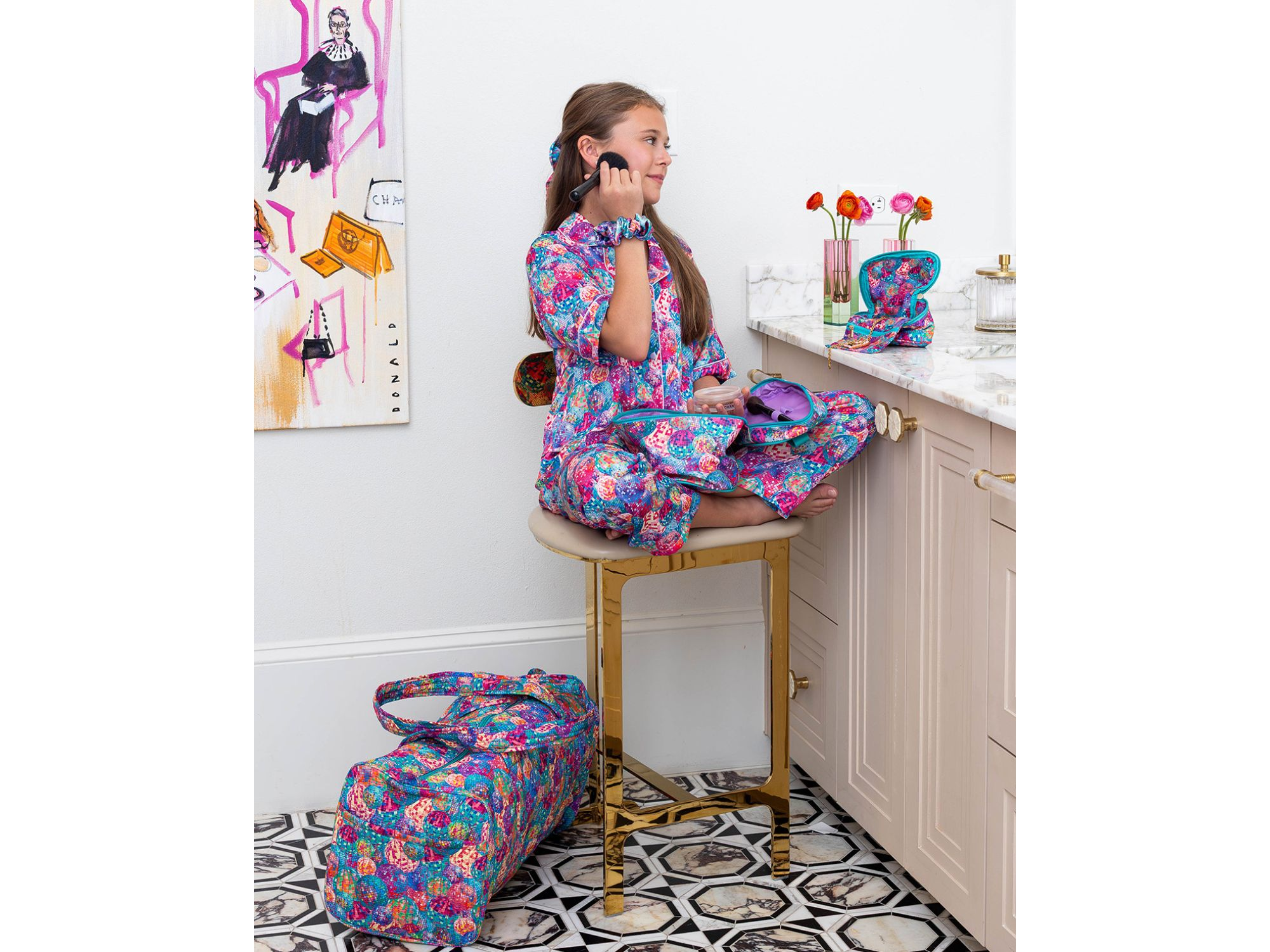 Disco Queen Weekender Duffle Bag — Image 5