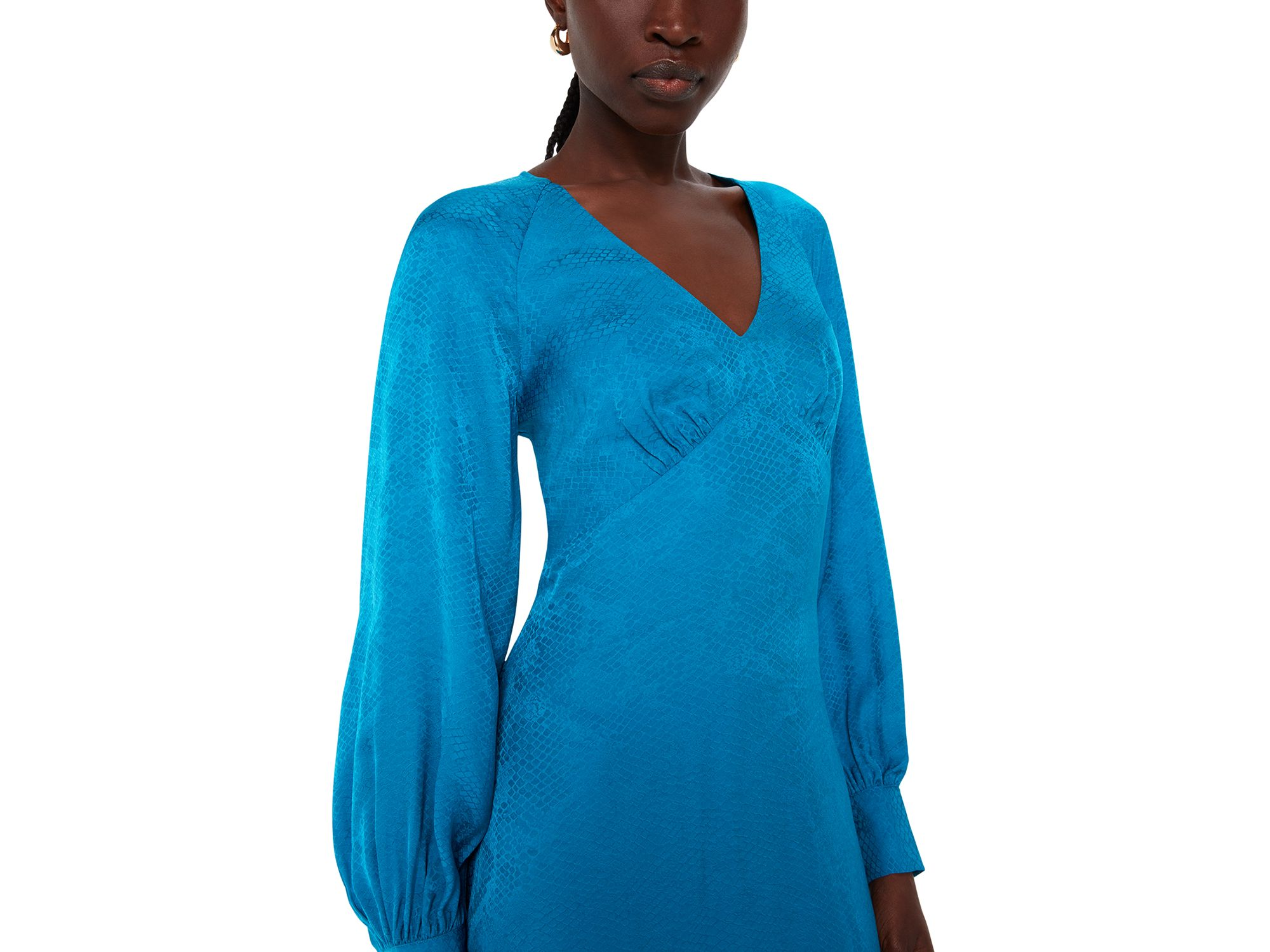 Serpent Jacquard Midi Dress — Image 3