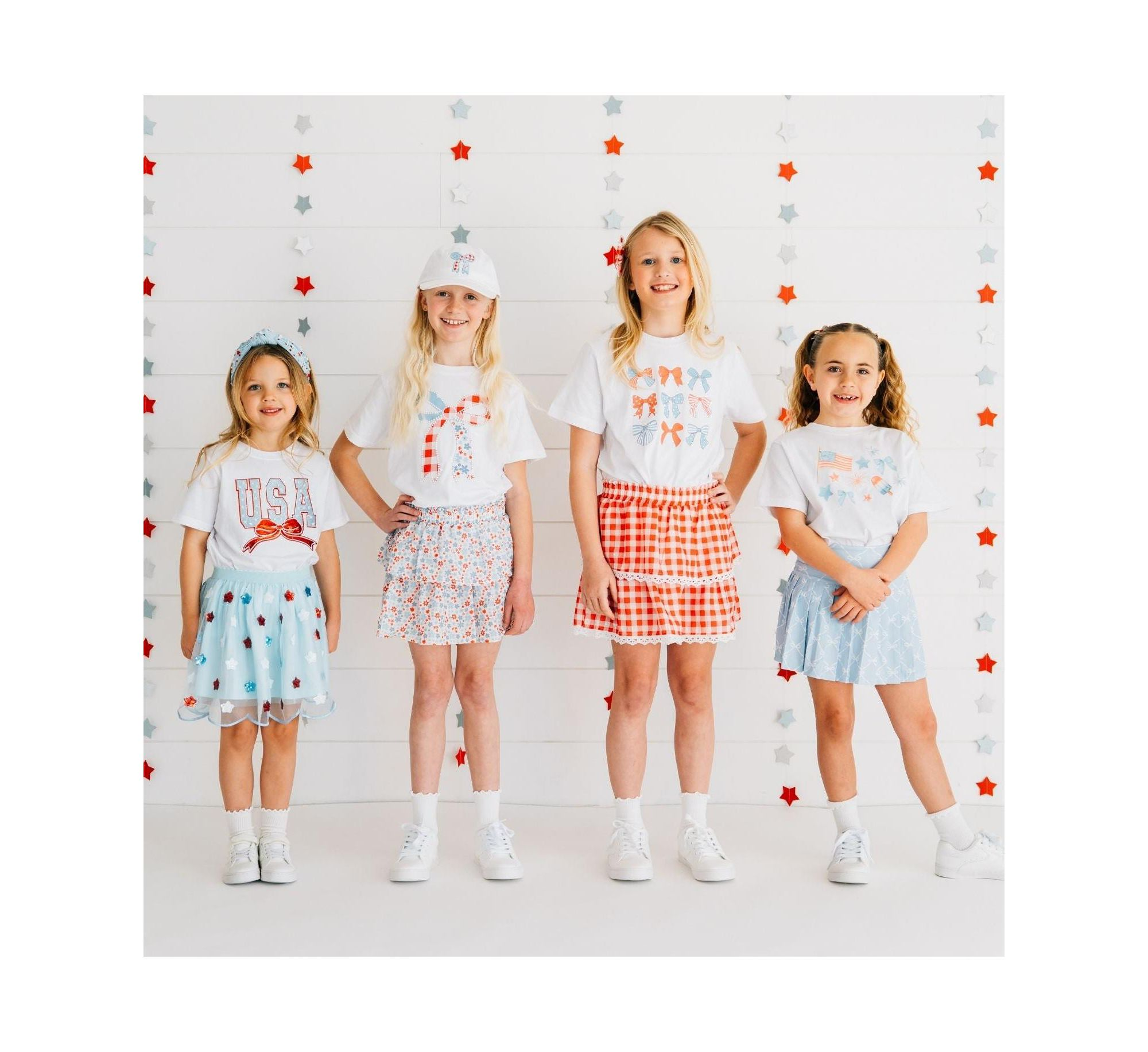 Girls' USA Stars Gemstone Headband - Little and Big Kid — Image 3
