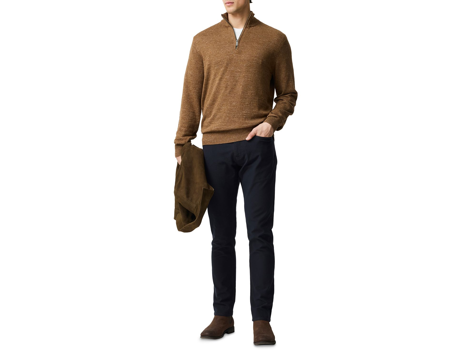 Fortrose Knit 1/4 Zip Sweater — Image 4