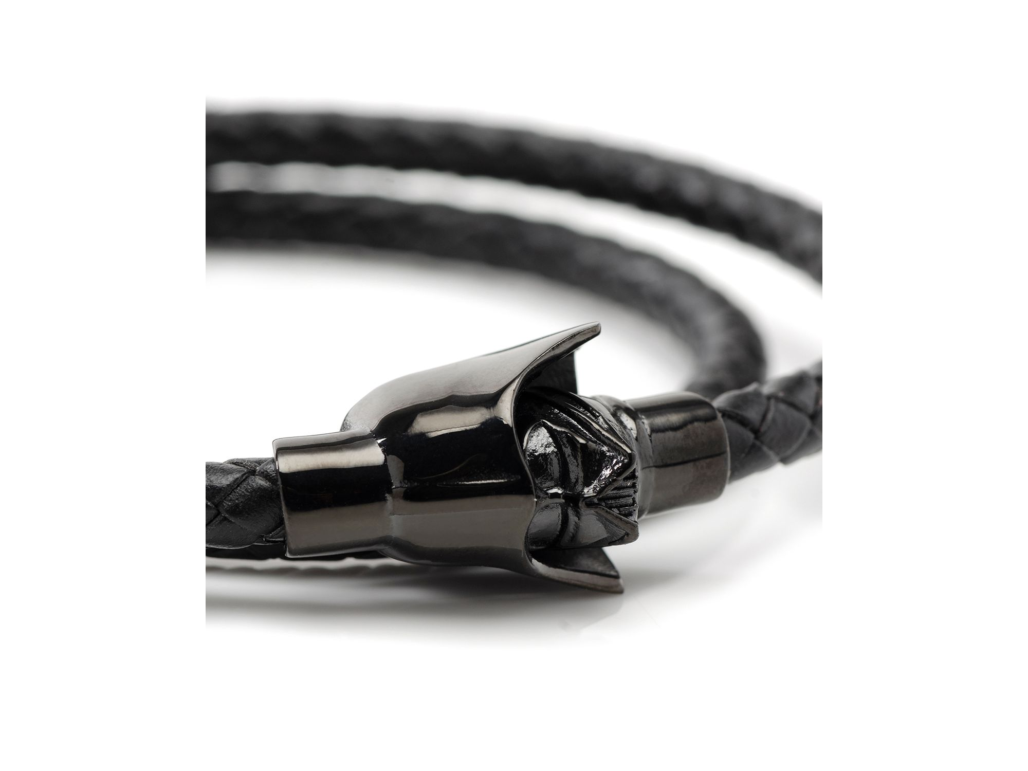 Darth Vader Helmet Double Wrap Leather Bracelet — Image 4