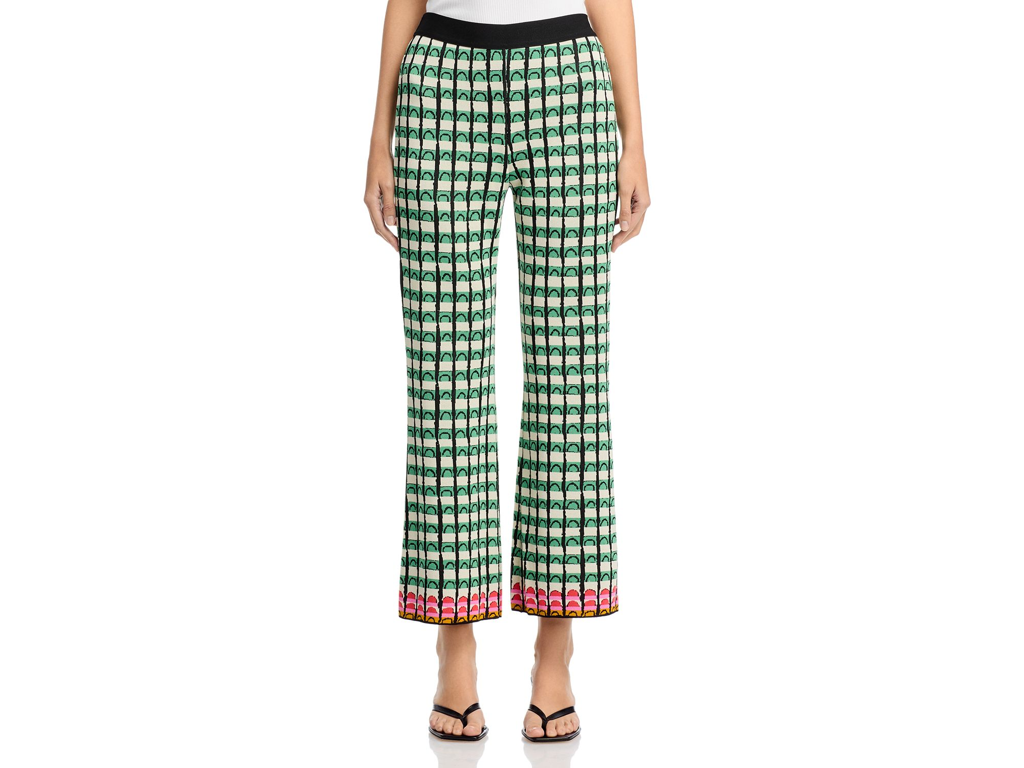 Plaid Knit Pants — Image 5