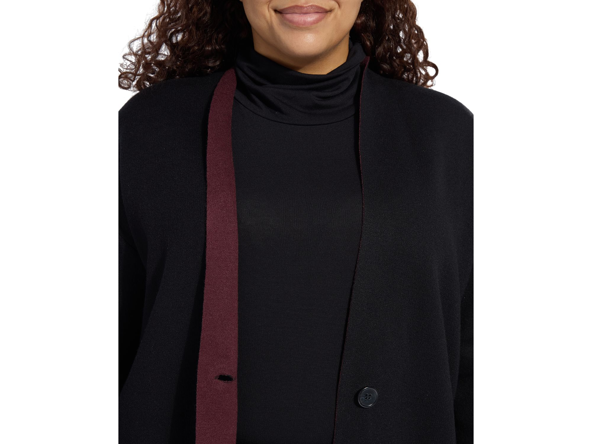 Nicolette Double Faced Cardigan — Image 3