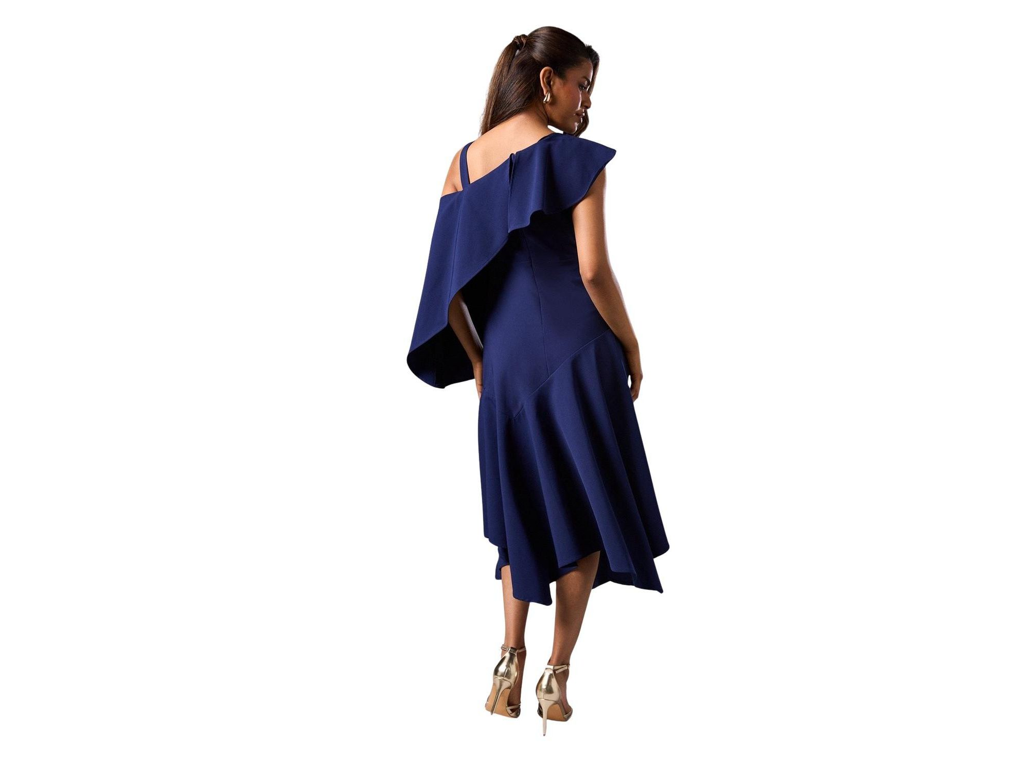 Petite Midi Wedding Guest Dress — Image 4