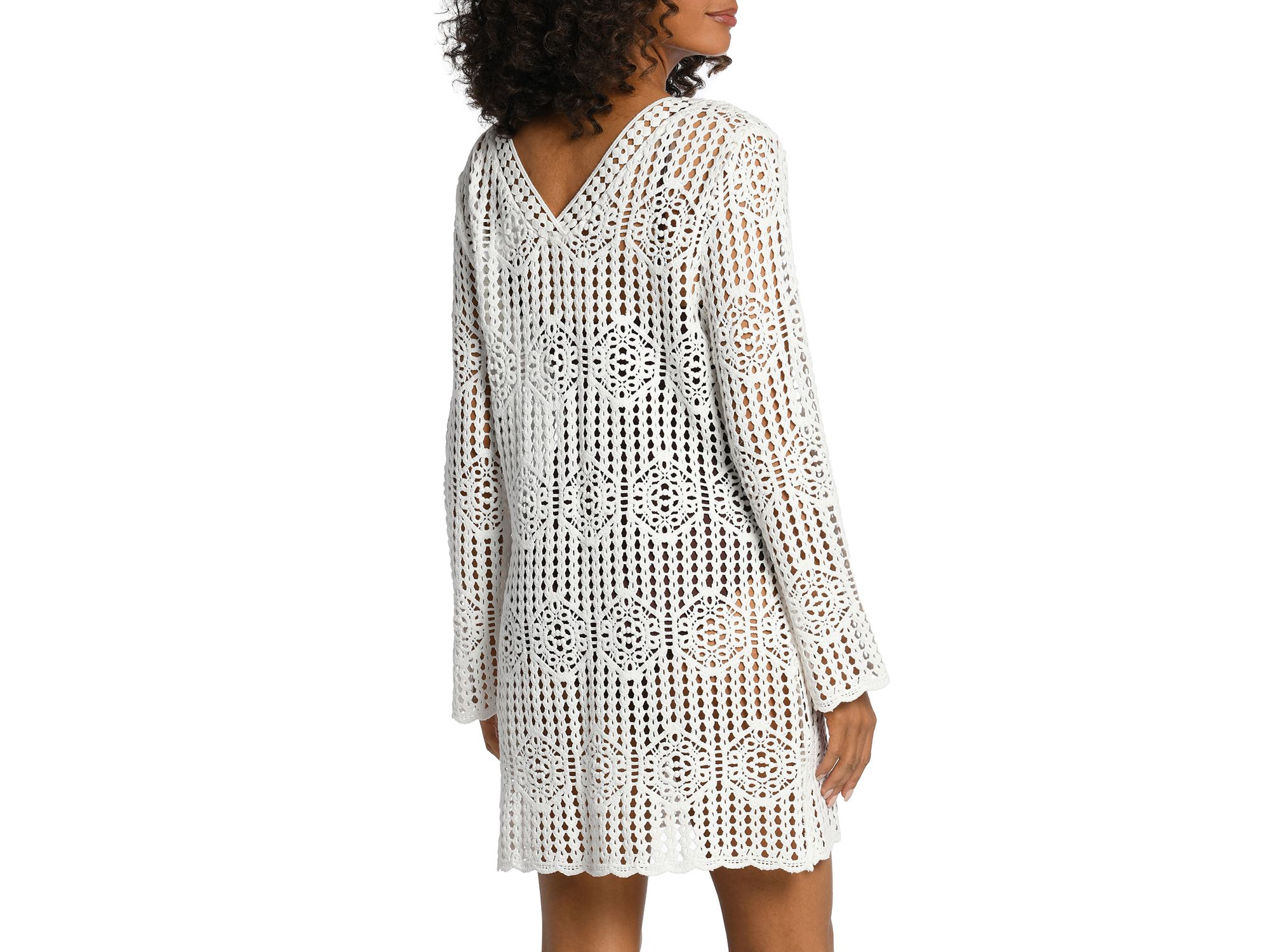 Waverly Crochet Swim Cover Up Tunic — Image 7