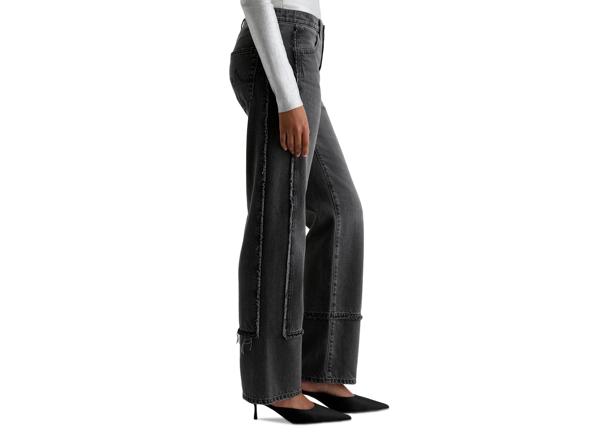 Brinley Mid Rise Straight Jeans in Overnight — Image 6