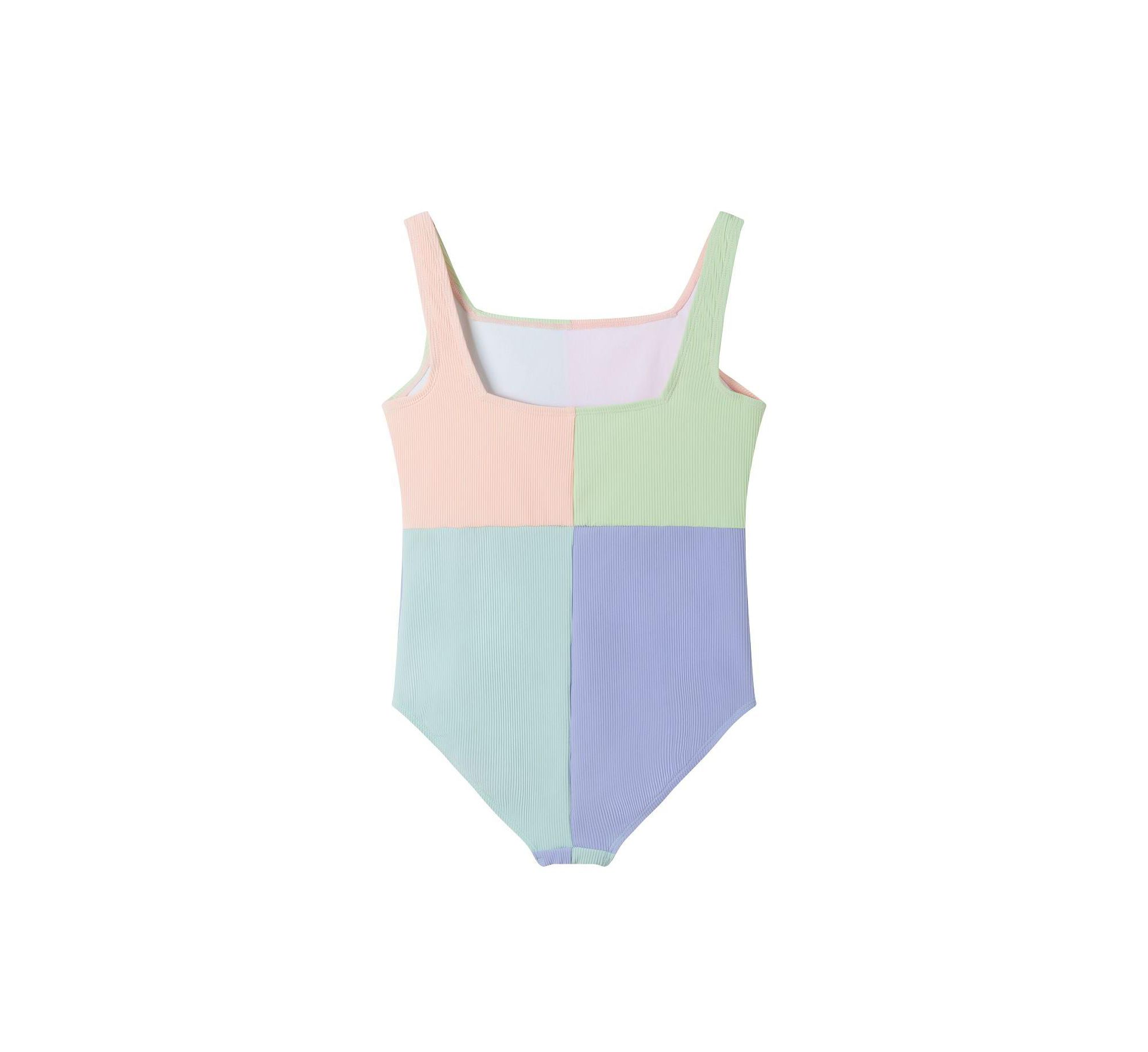 Girls' Color Block One Piece Swim Suit - Big Kid — Image 3