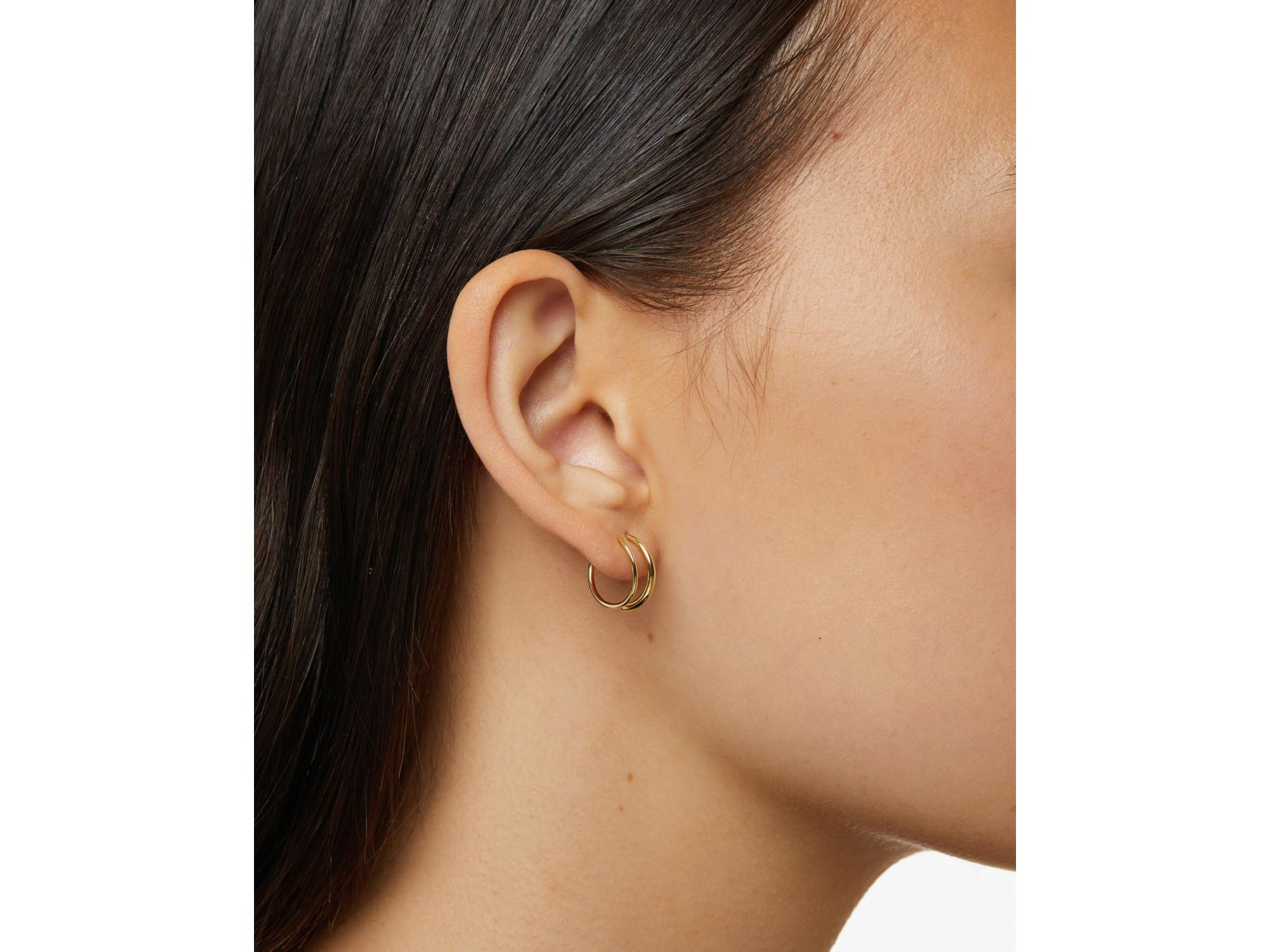 Double Hoop Earrings - Harley — Image 3