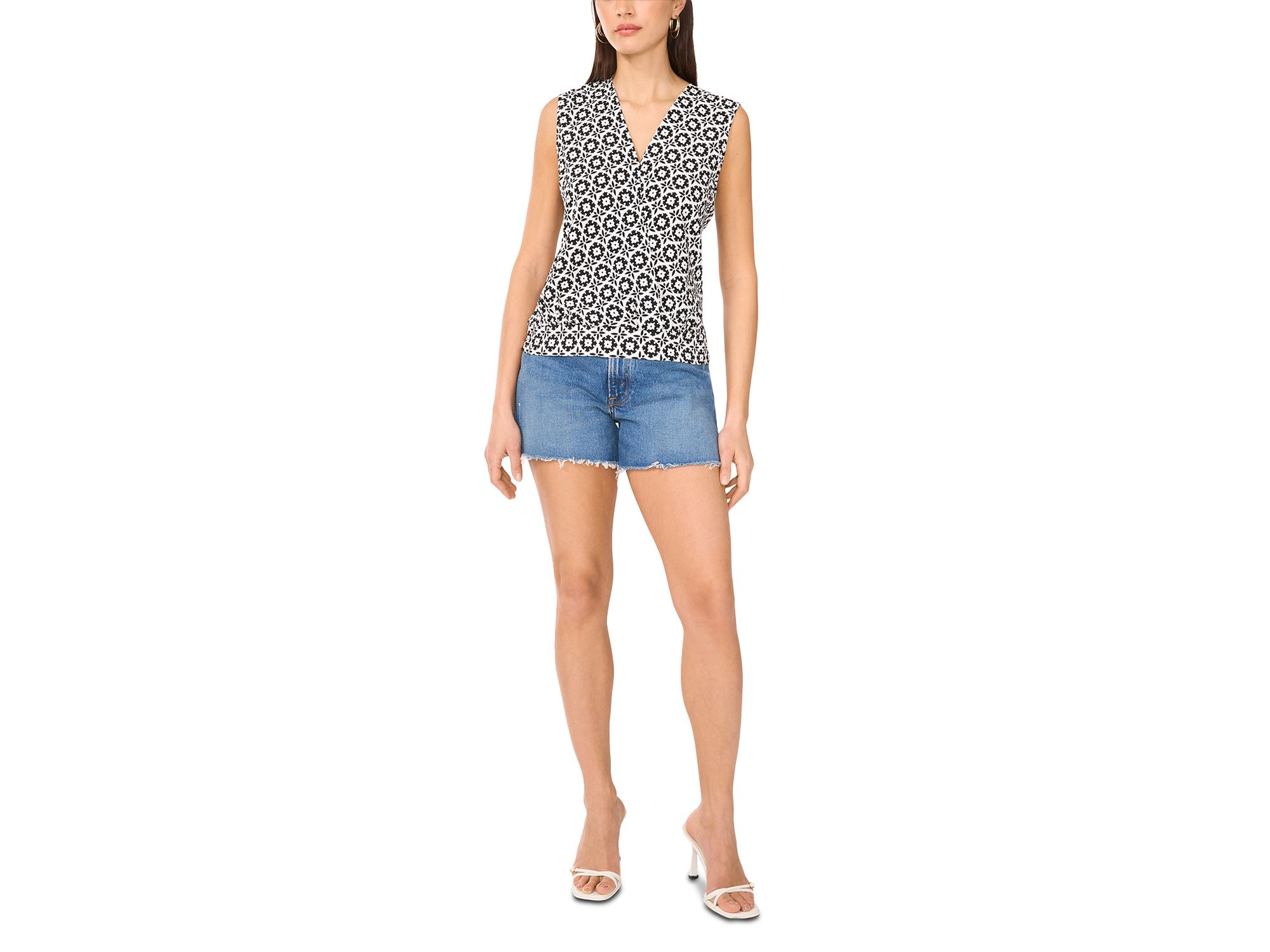 Surplice Sleeveless Top — Image 4