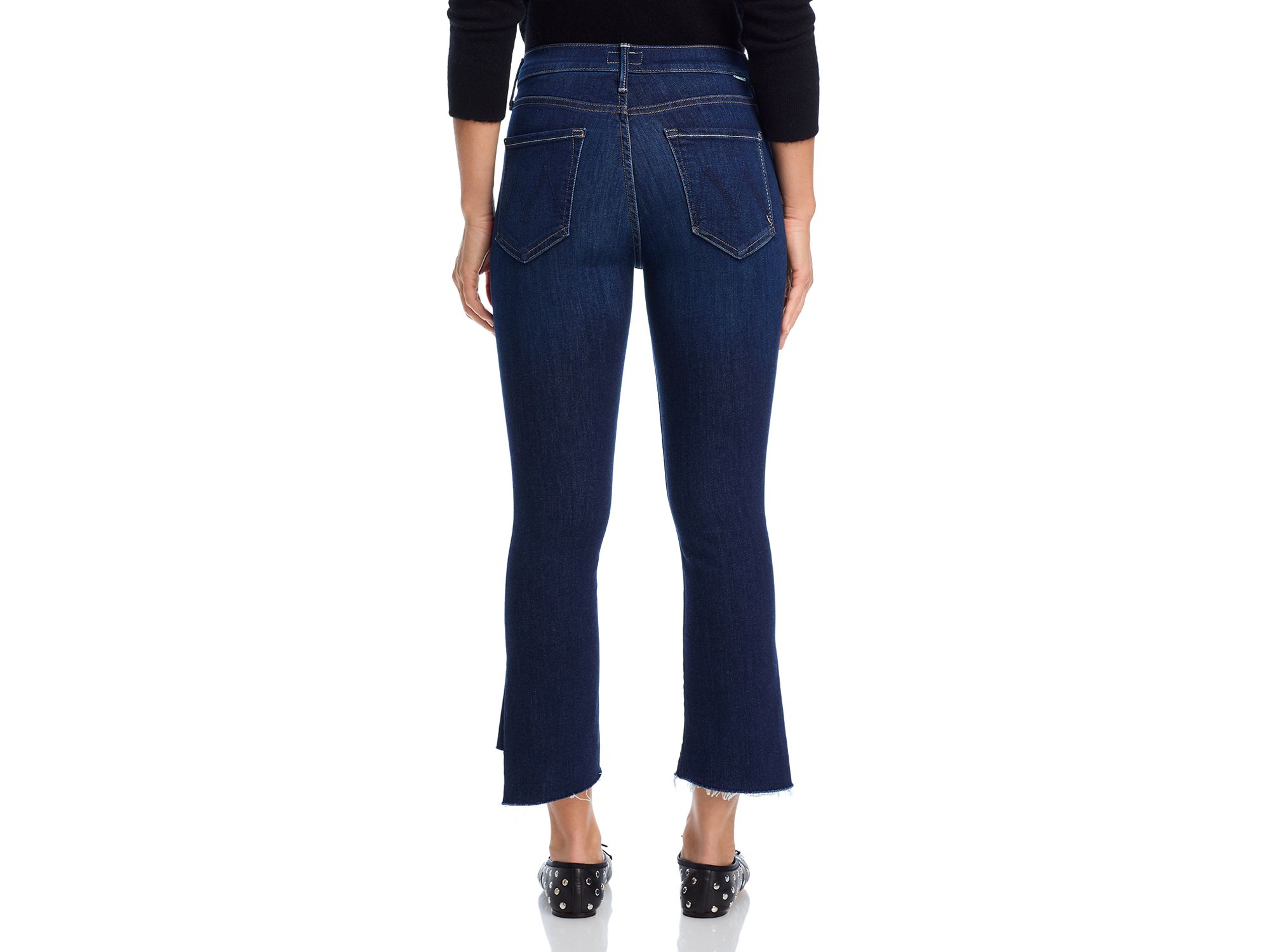Lil' Insider High Rise Cropped Straight Jeans in Off Limits — Image 5