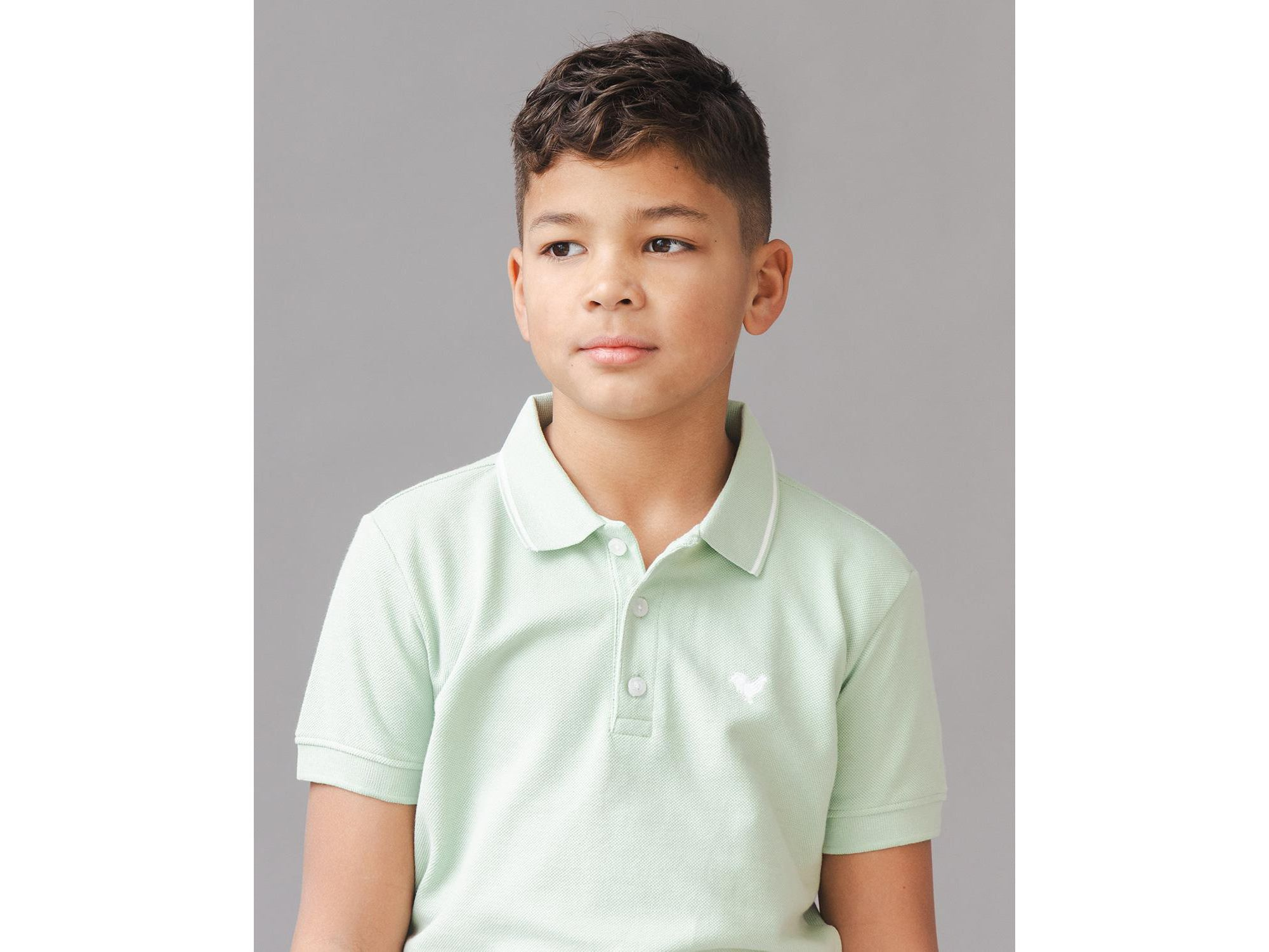 Boys' Organic Short Sleeve Knit Pique Polo Shirt - Little Kid, Big Kid — Image 3