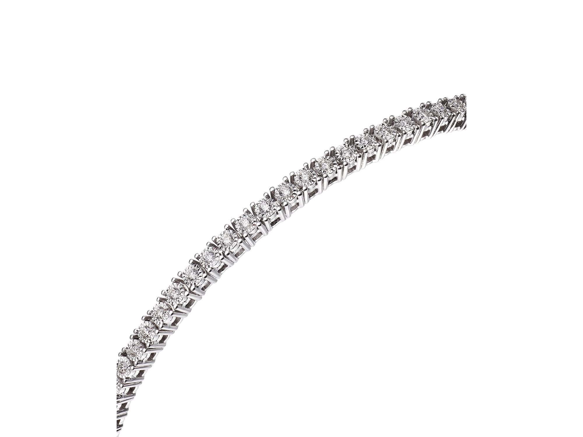 Diamond Tennis Bracelet in 14K Gold, 0.50 tcw — Image 5