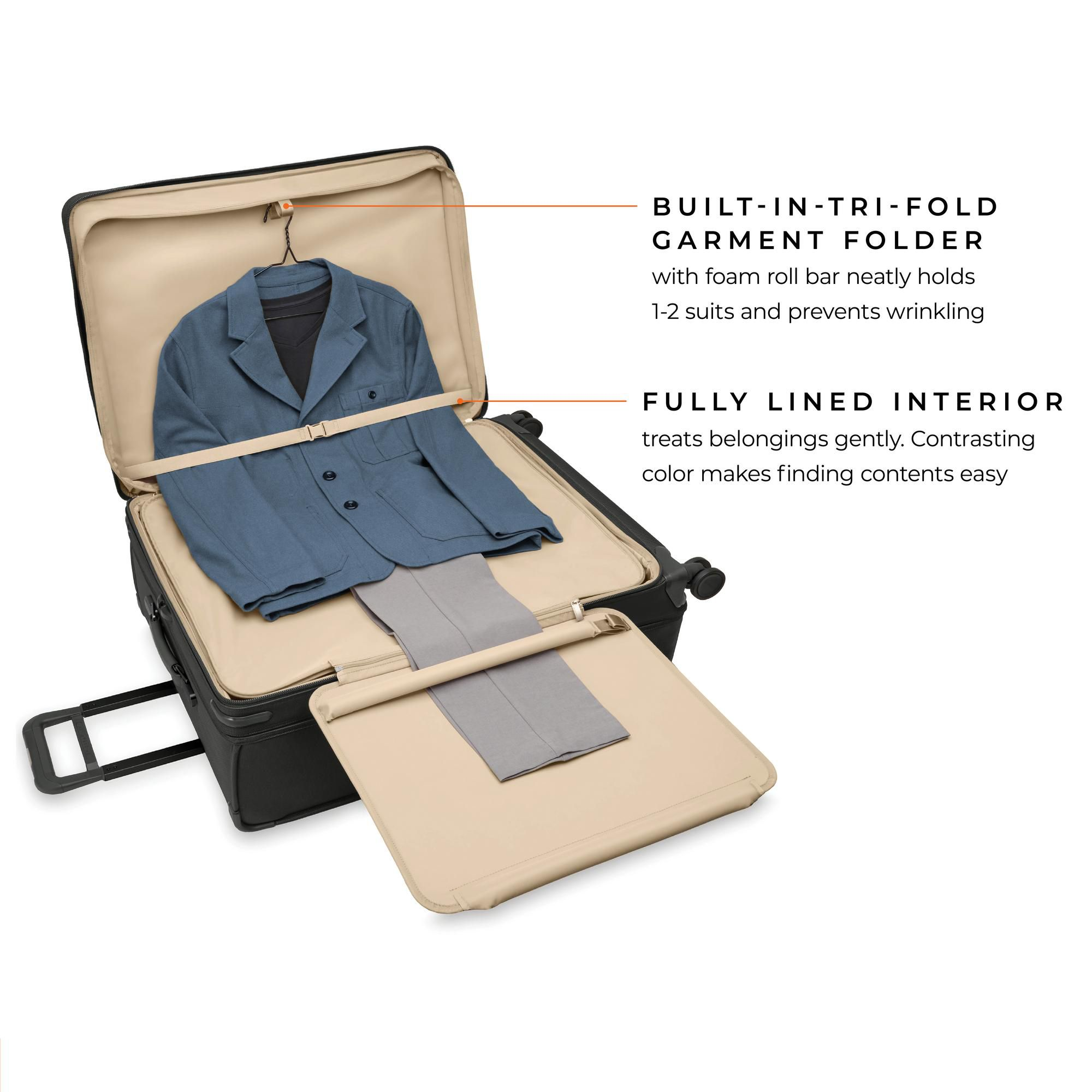 Baseline Extra Large Expandable Spinner Suitcase — Image 8
