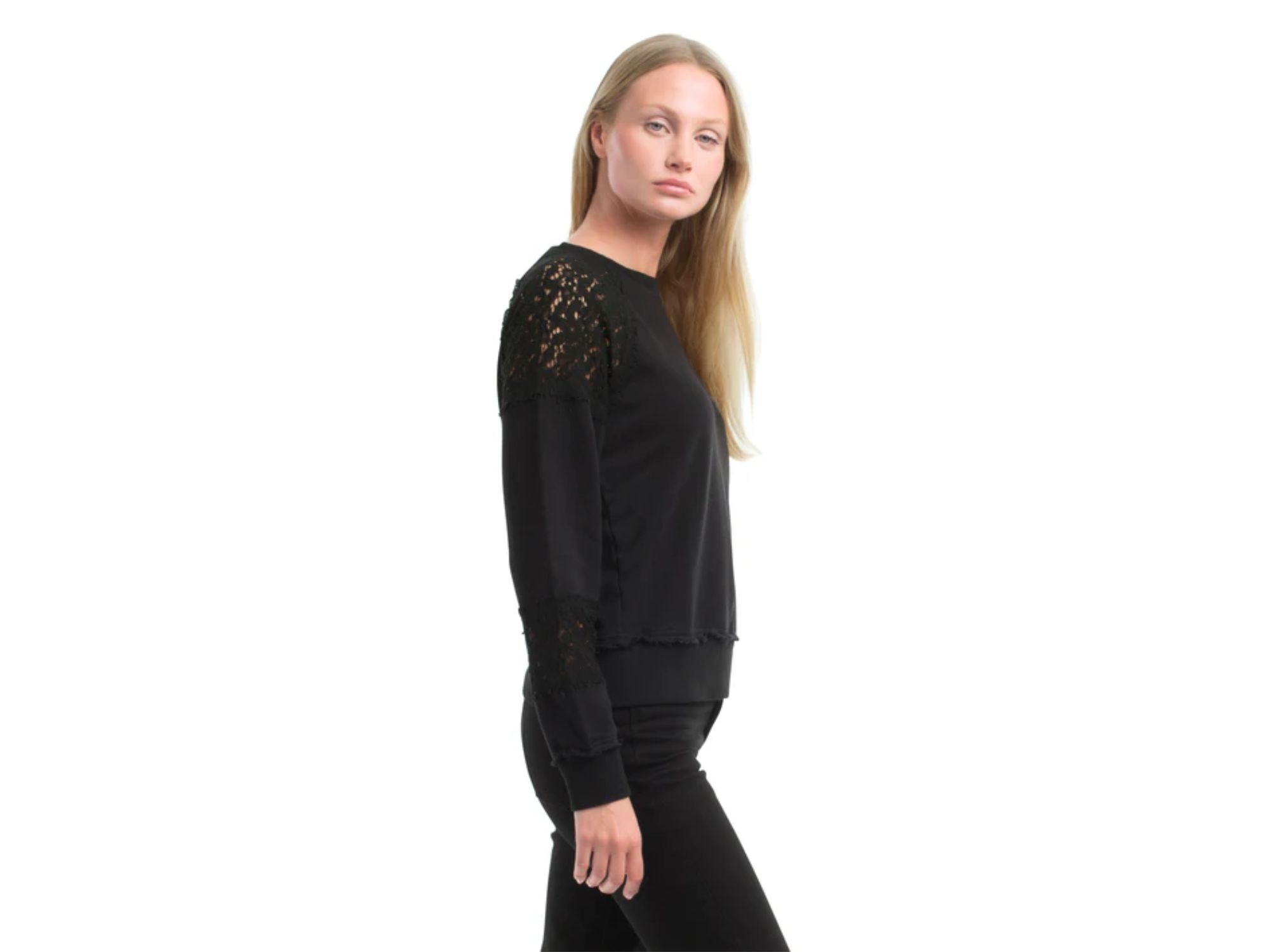 Lace Detailed Sweatshirt — Image 3