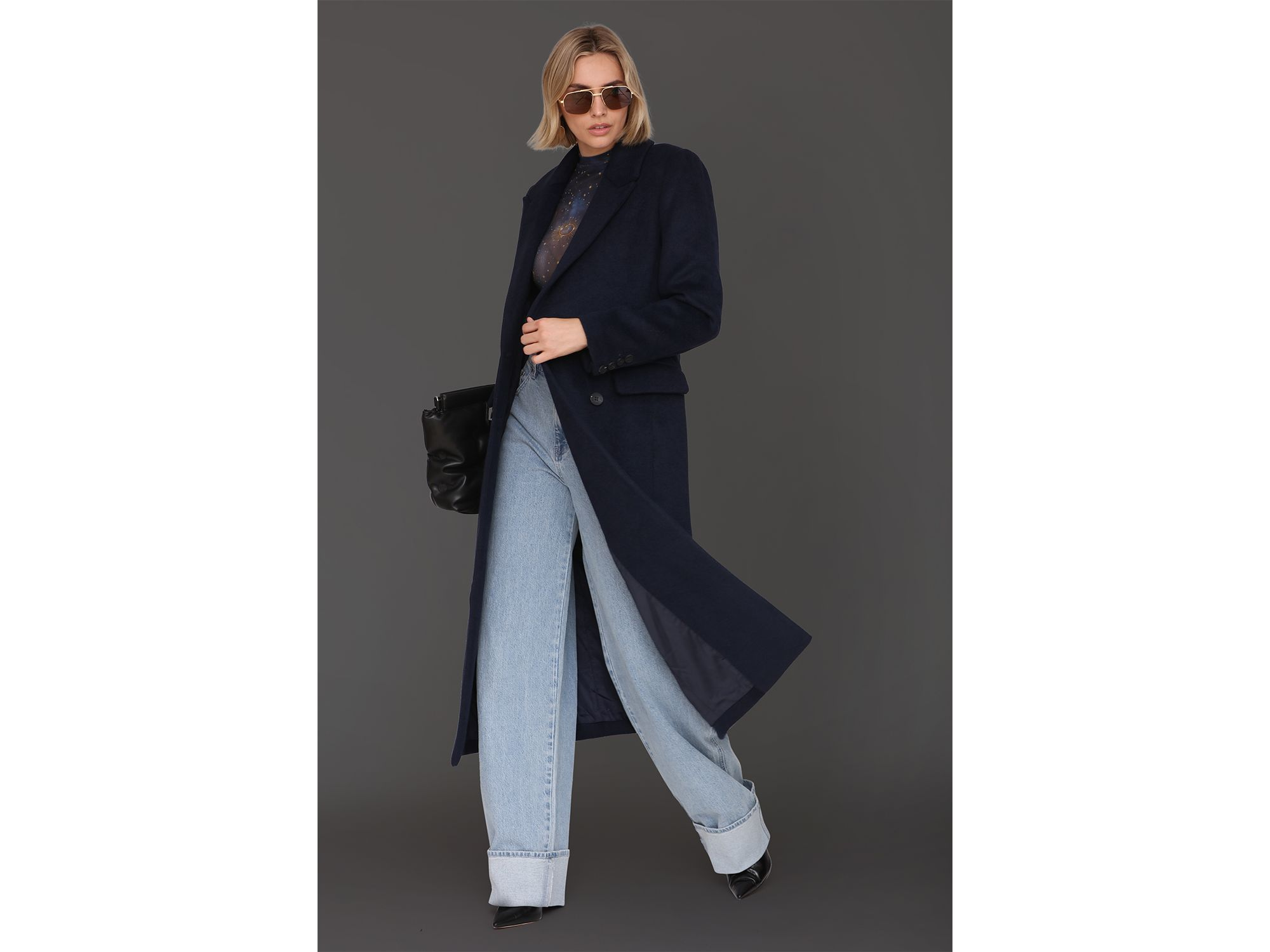 Tailored Double Breasted Coat — Image 4