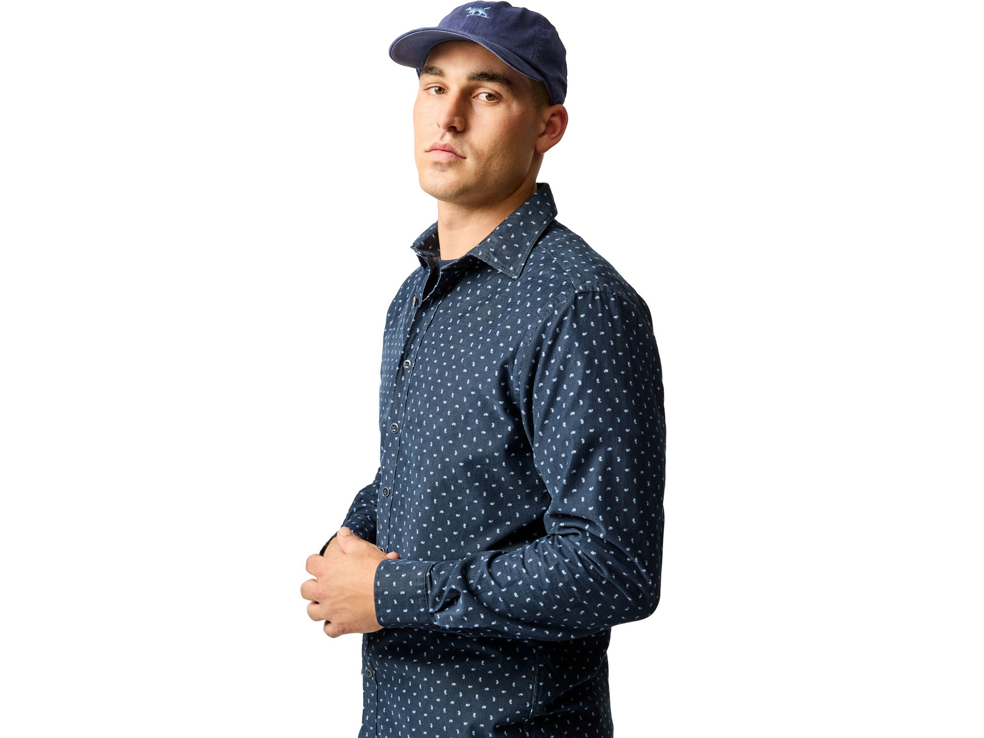 Harrington Long Sleeve Sports Fit Shirt — Image 4