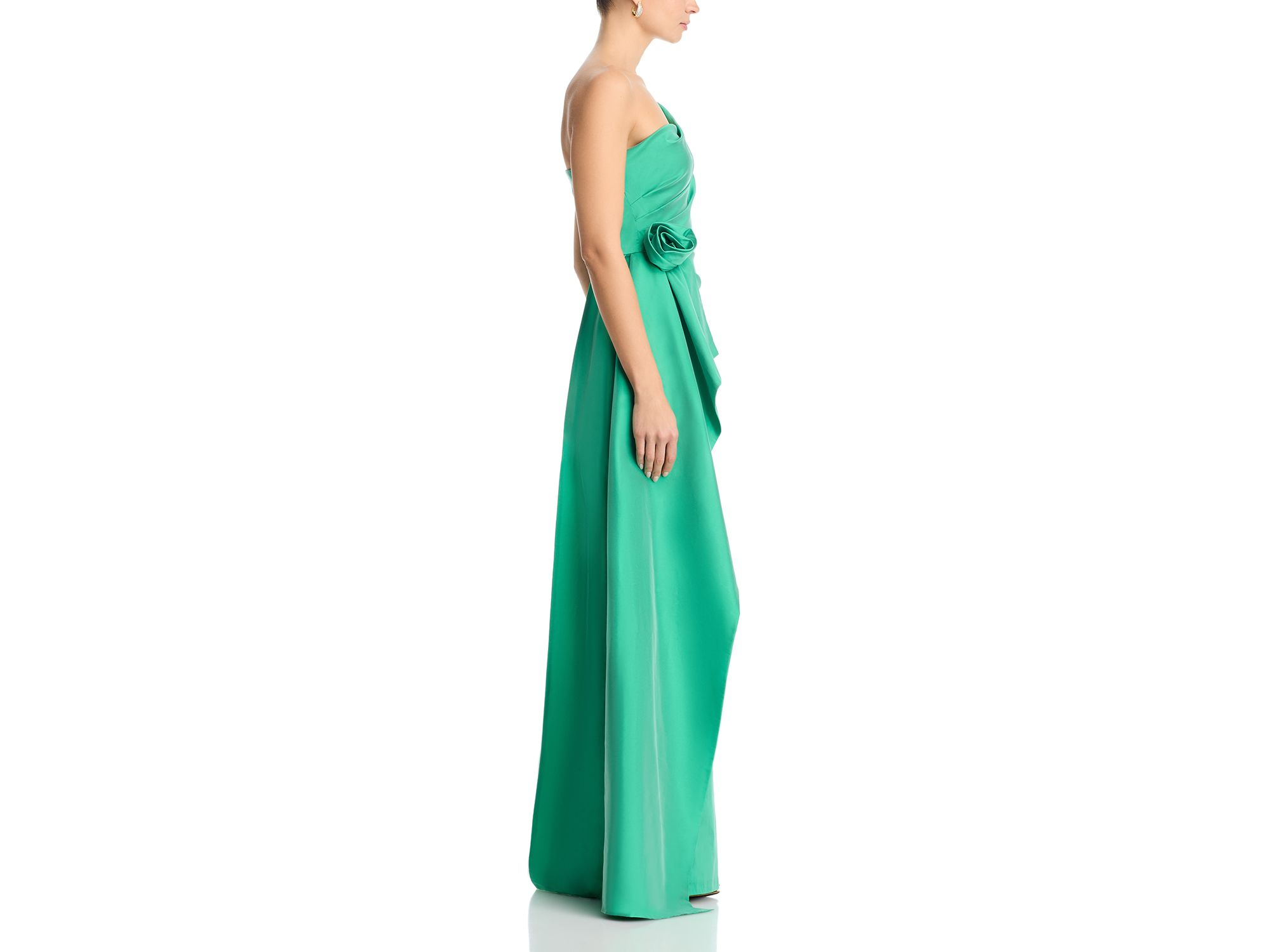 Taffeta One Shoulder Gown — Image 5