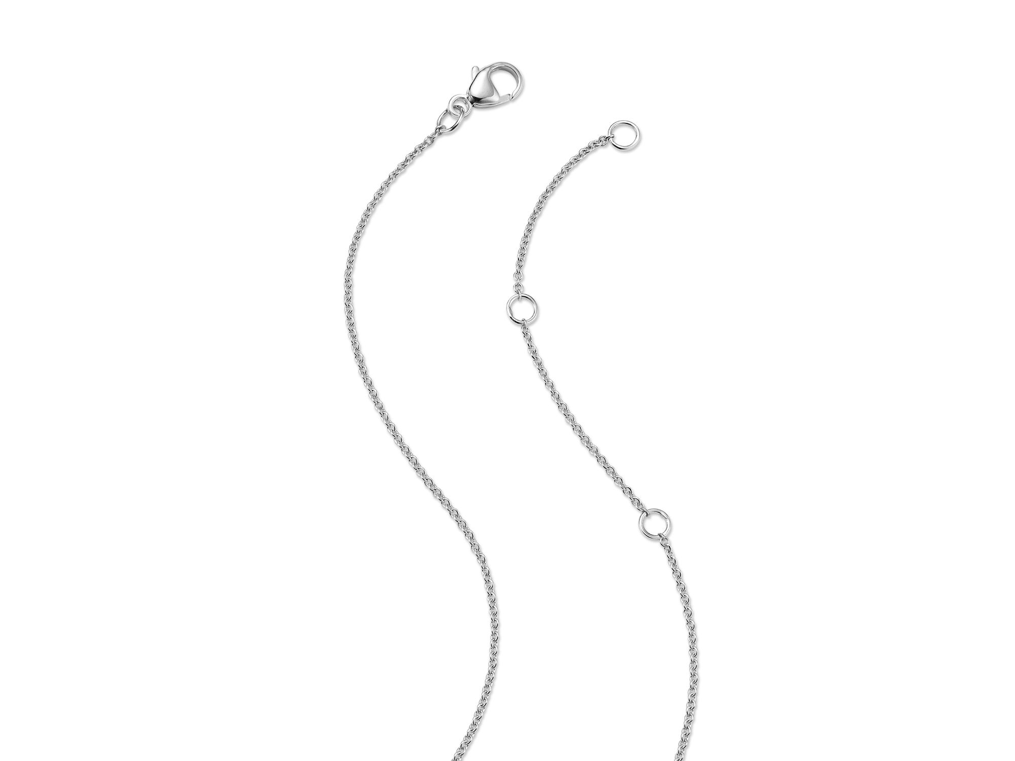 Certified Diamond Flower Pendant Necklace in 14K White Gold featuring diamonds with the DeBeers Code of Origin, 0.75 tcw — Image 4