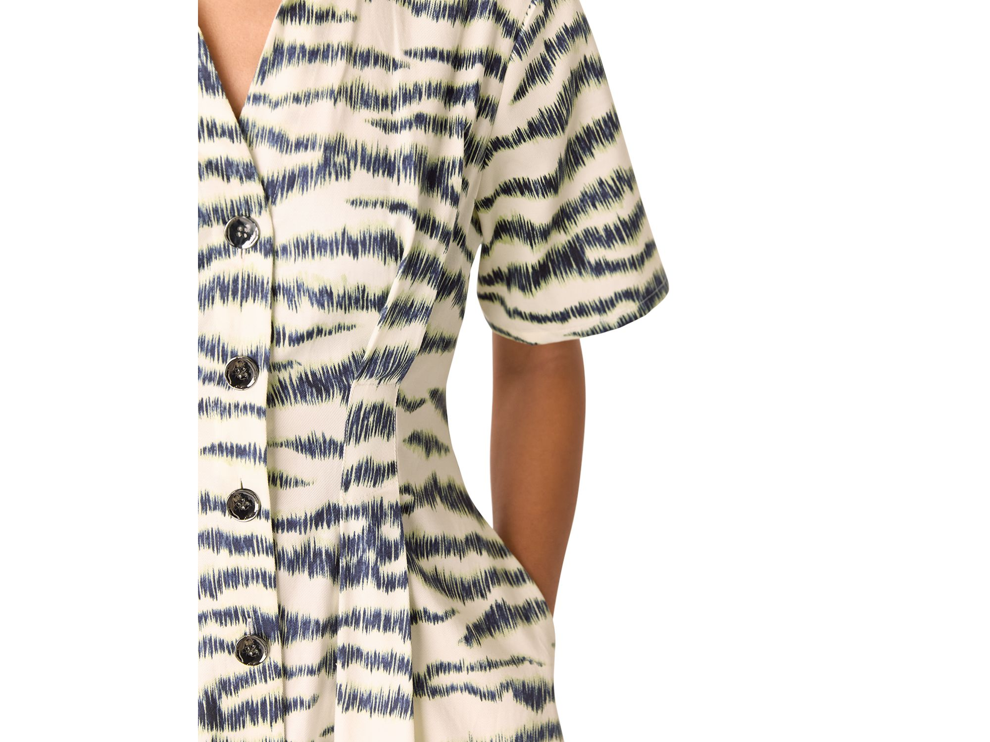 Feathered Tiger Midi Dress — Image 3