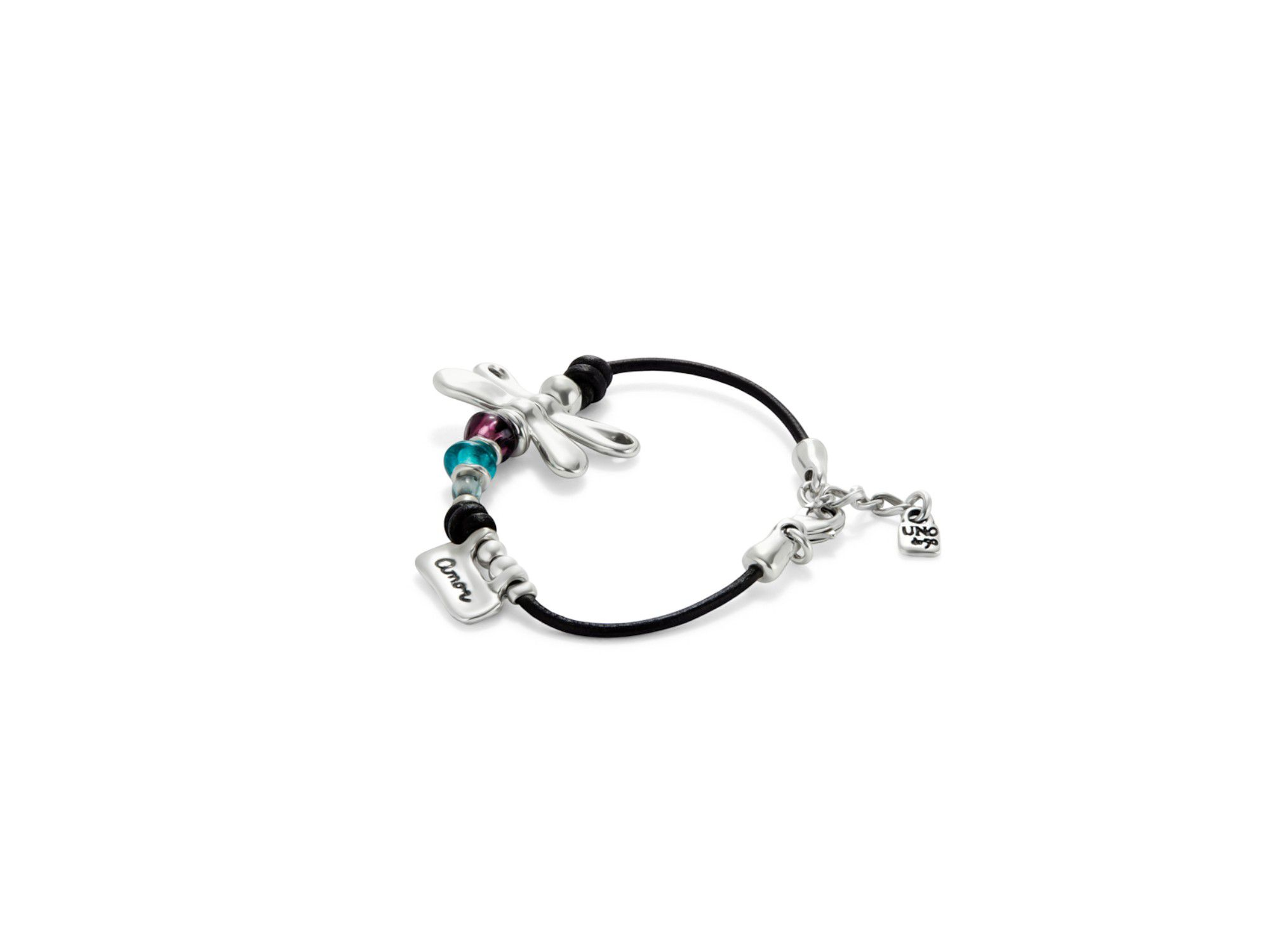 Dragonfly Charm Leather Bracelet — Image 4