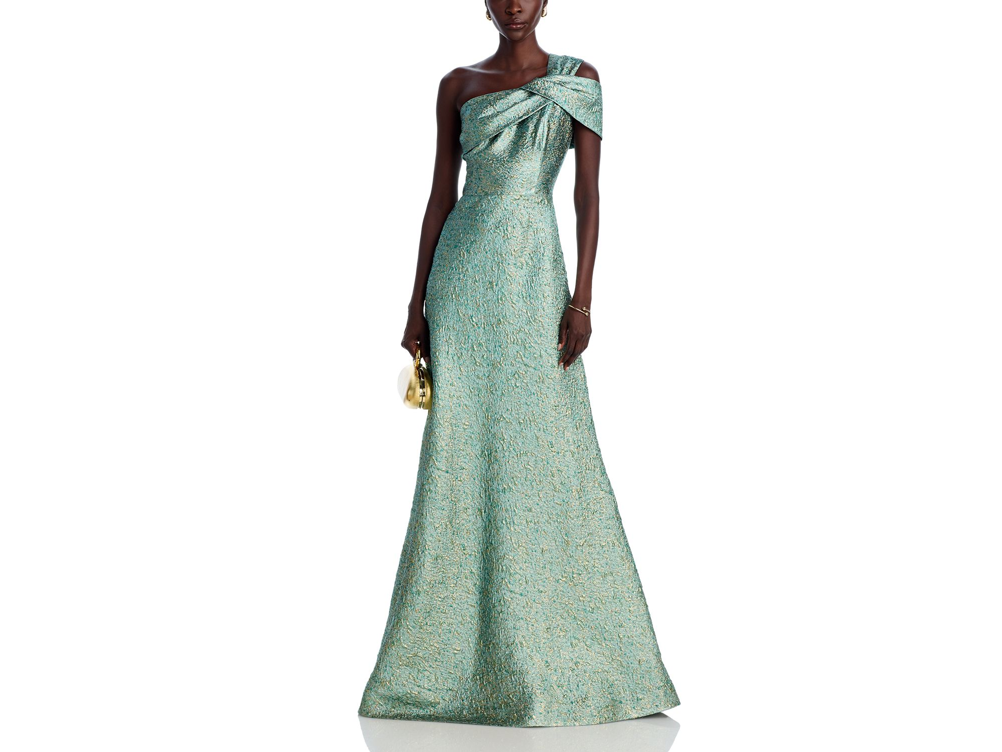 Metallic Jacquard Gown — Image 5