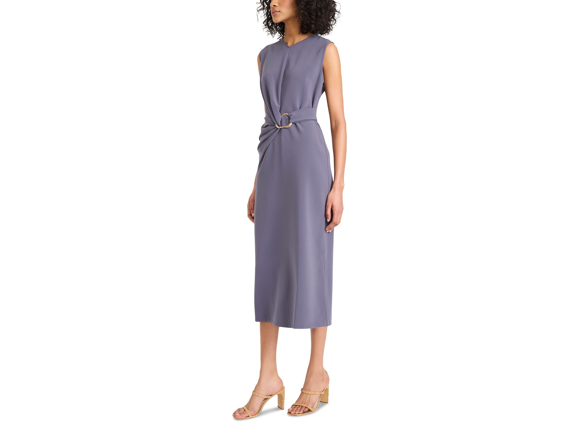 Ruched Midi Dress — Image 3