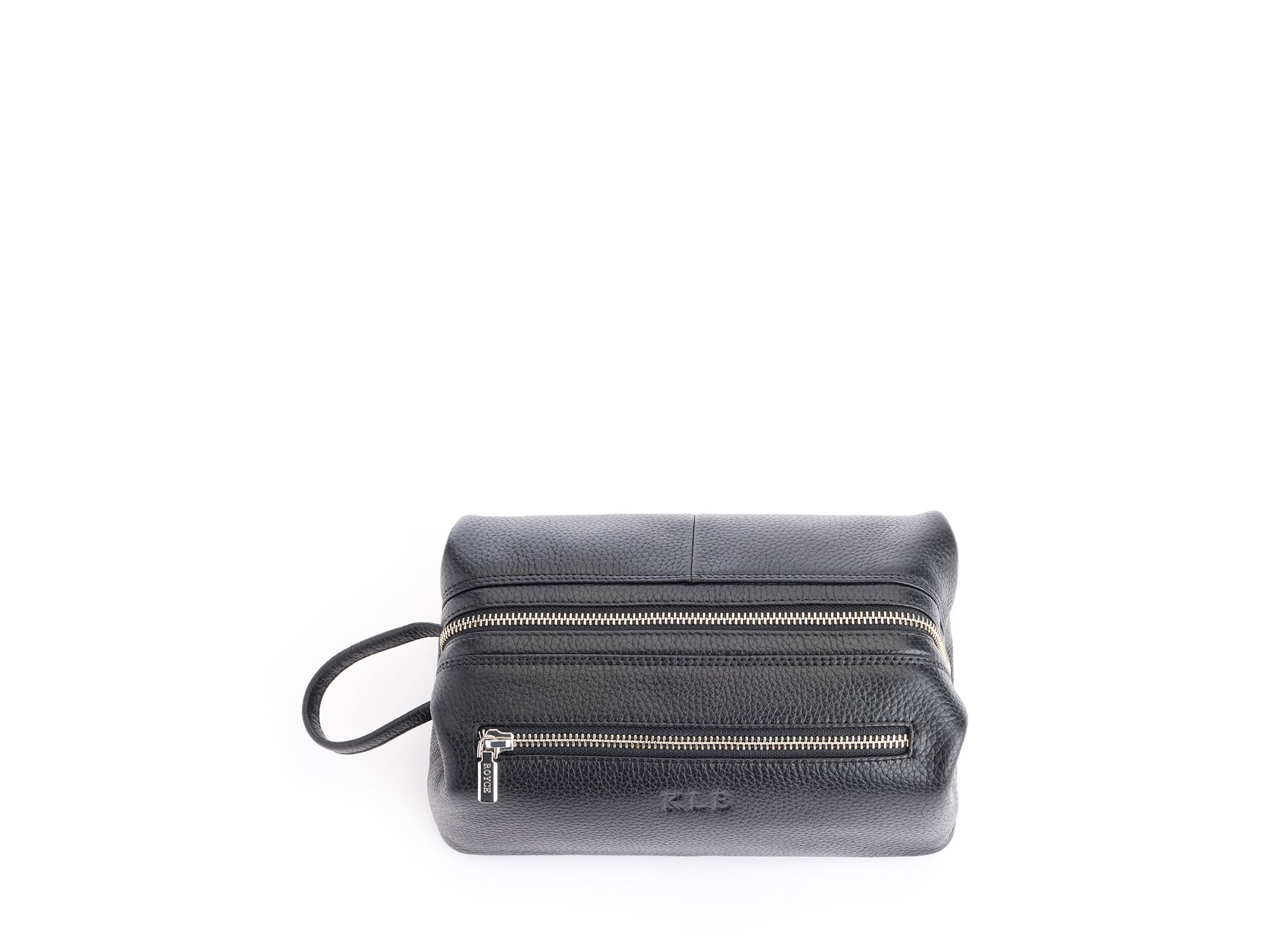 Classic Leather Toiletry Bag — Image 5