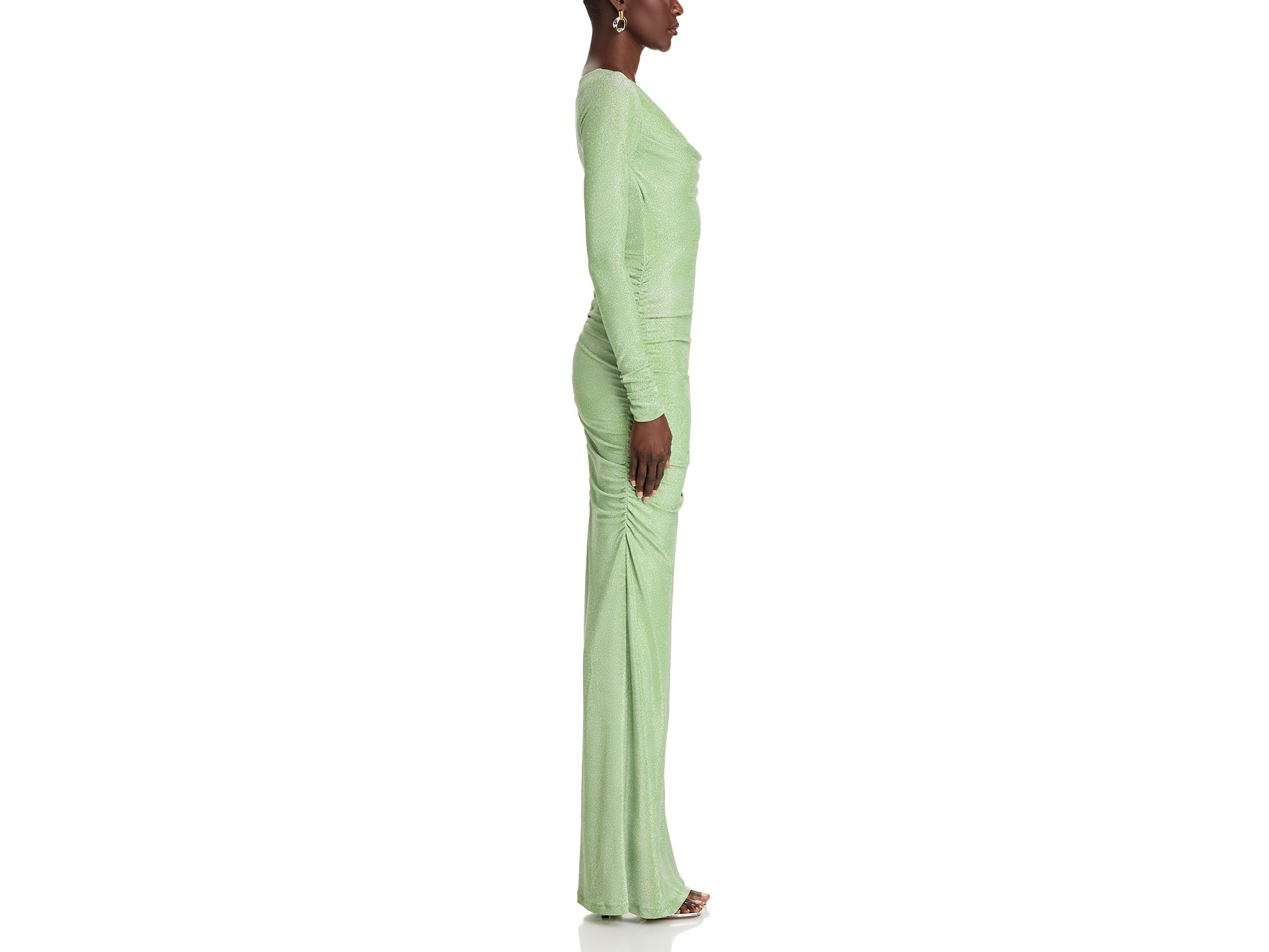 Rafaela Metallic Knit Maxi Dress — Image 7