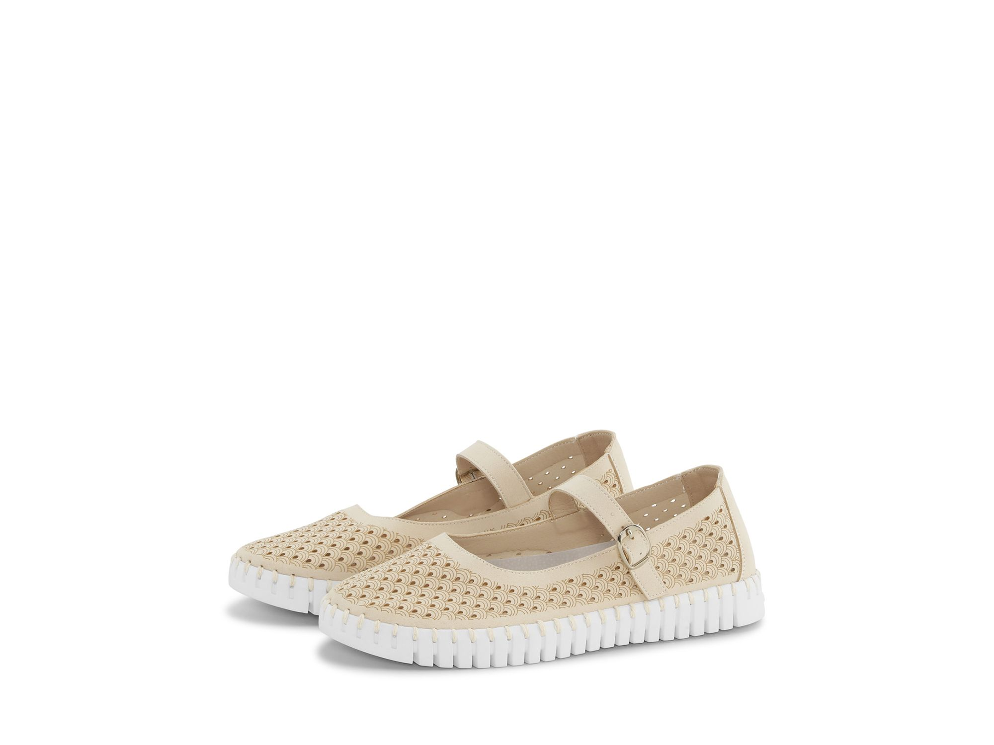Women's Tulip Mary Jane Ballet Flats — Image 3
